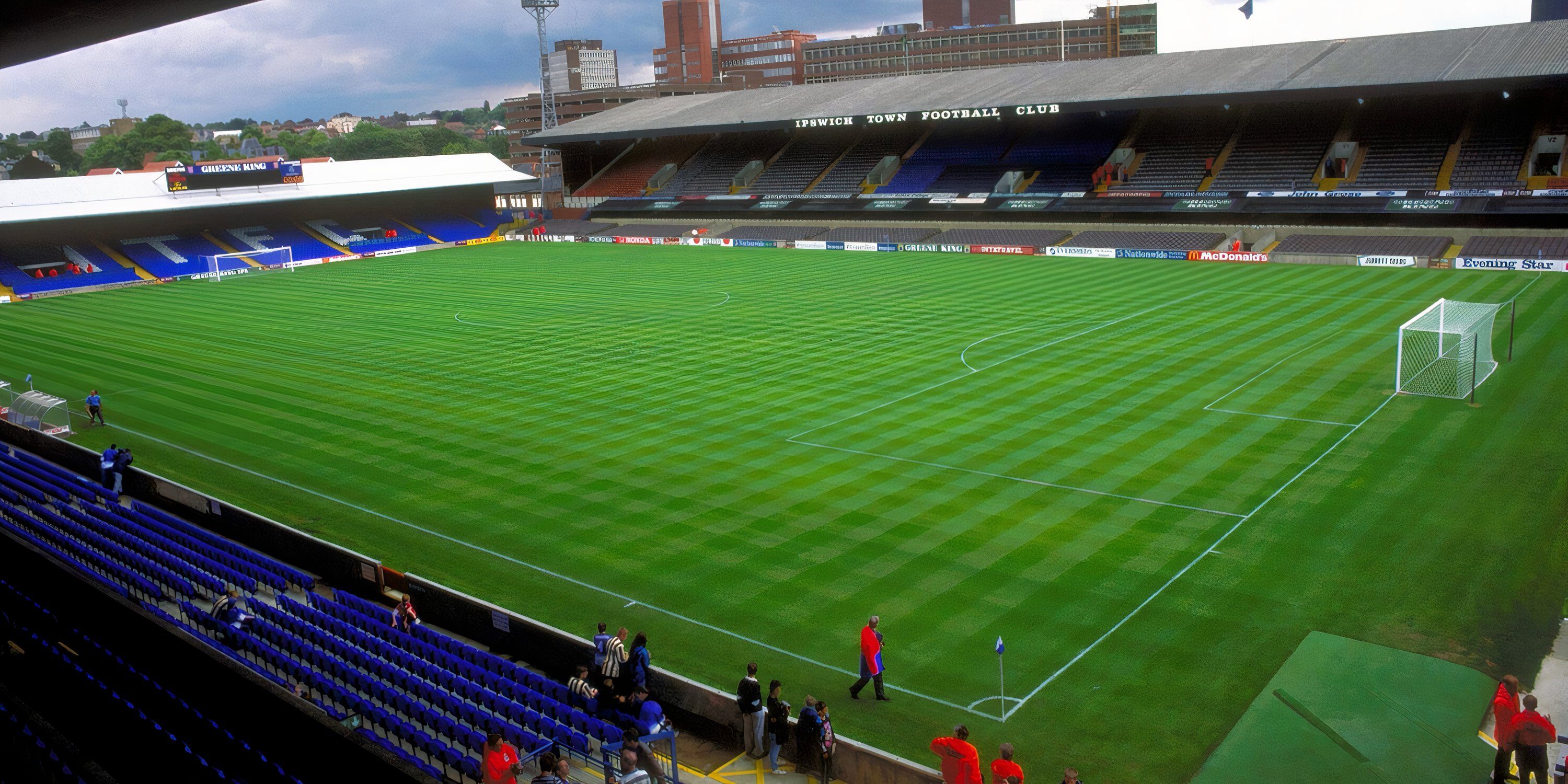 General view of Portman Road.