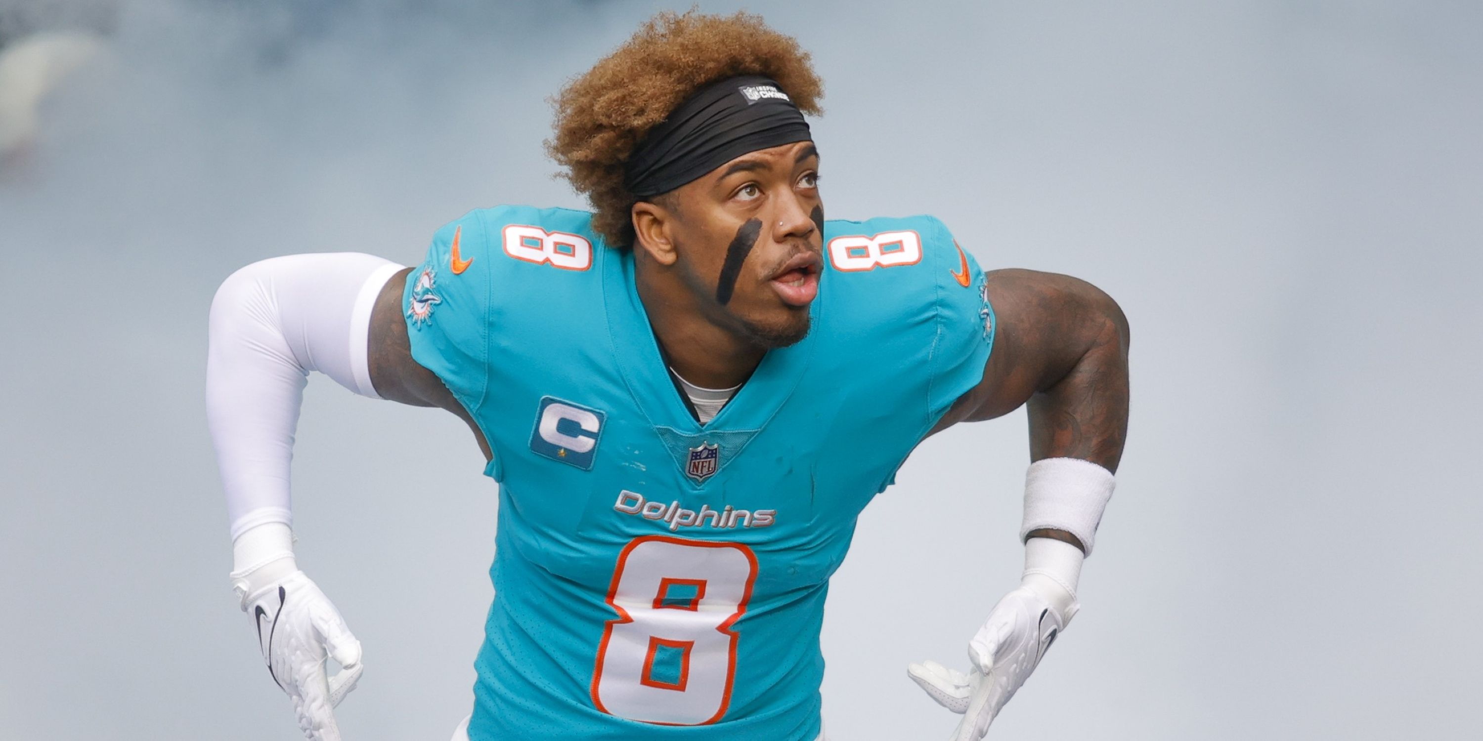 Jevon Holland with Miami Dolphins