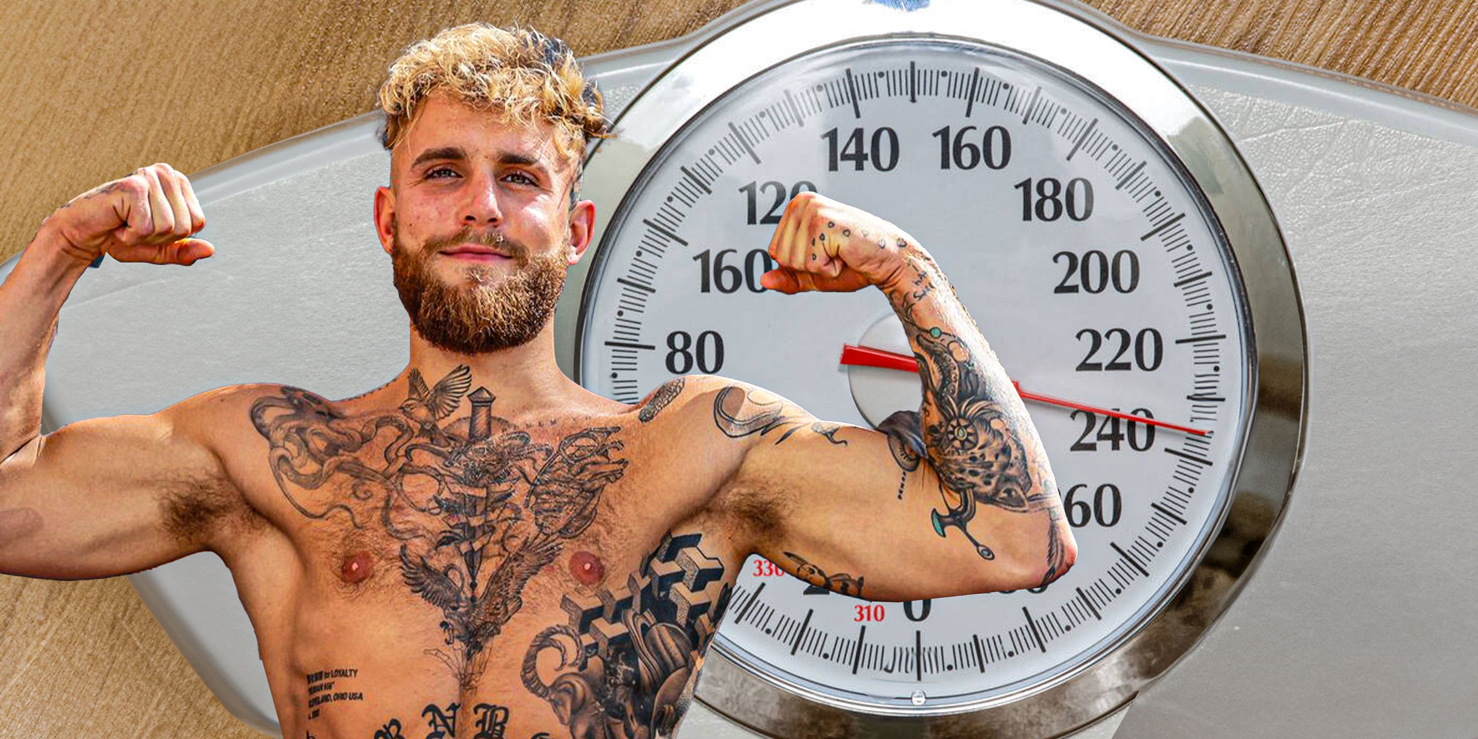 Jake Paul at 230lbs