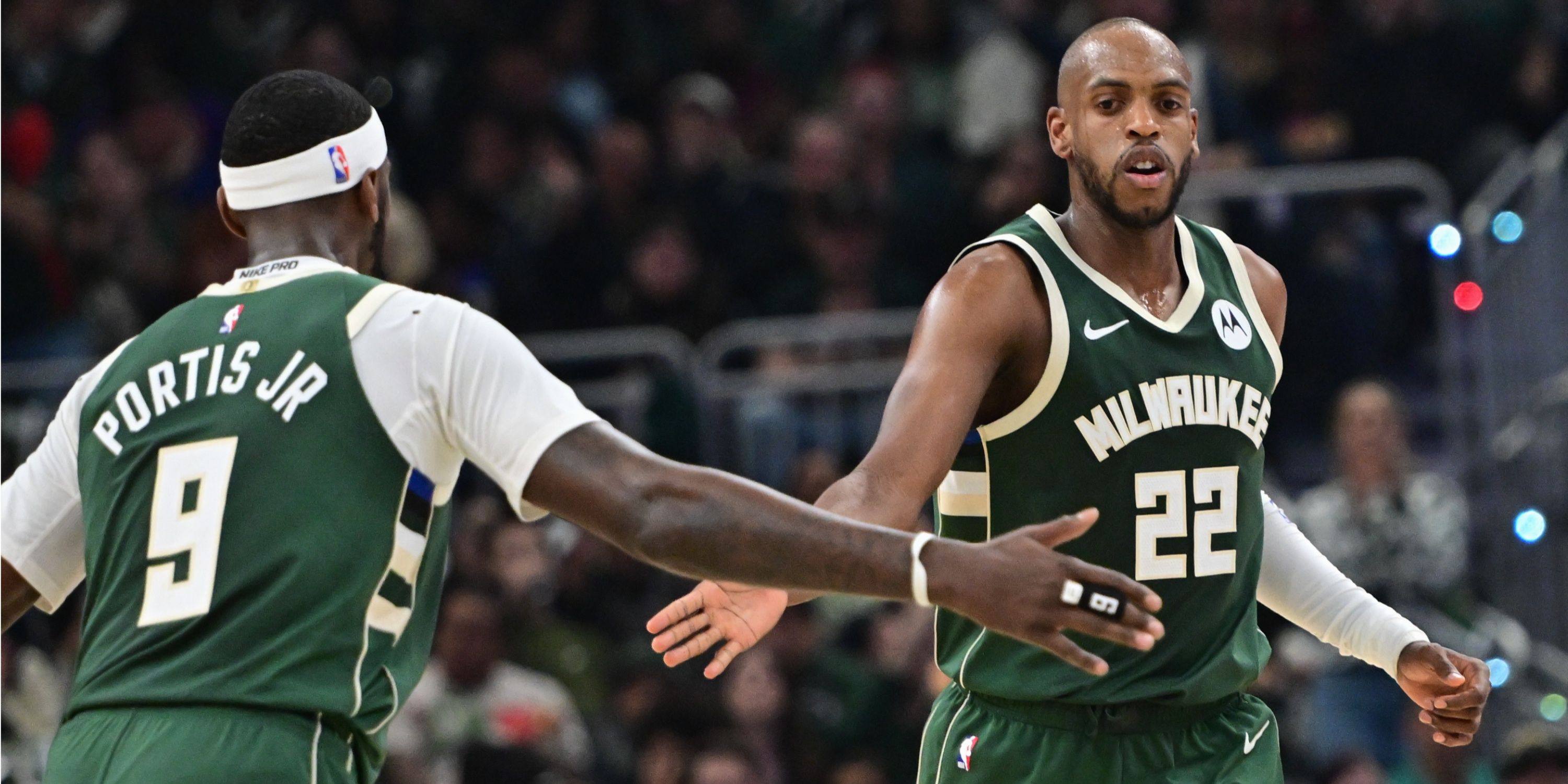 Bobby Portis Khris Middleton Milwaukee Bucks