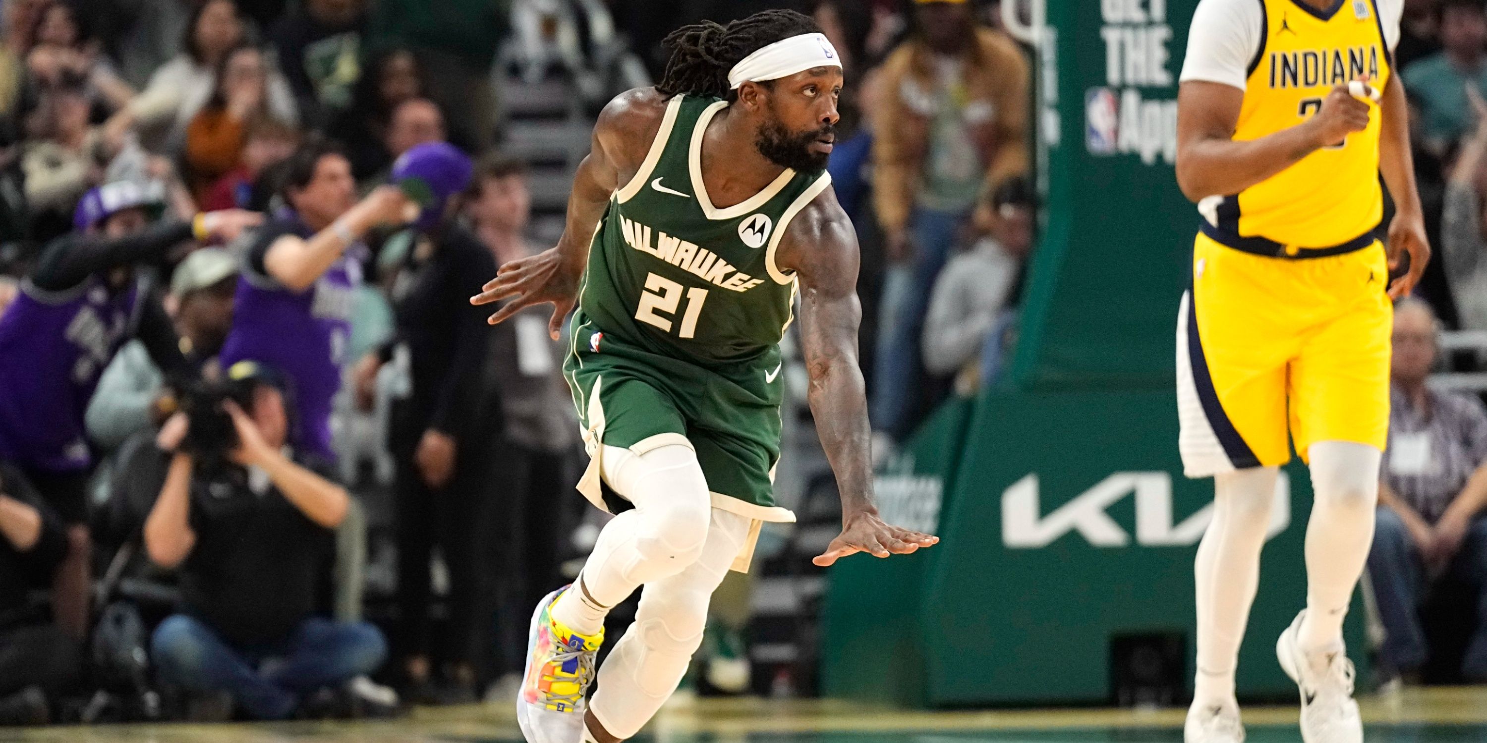 Bucks’ Patrick Beverley Aggressively Throws Ball At Fan In Loss To Pacers