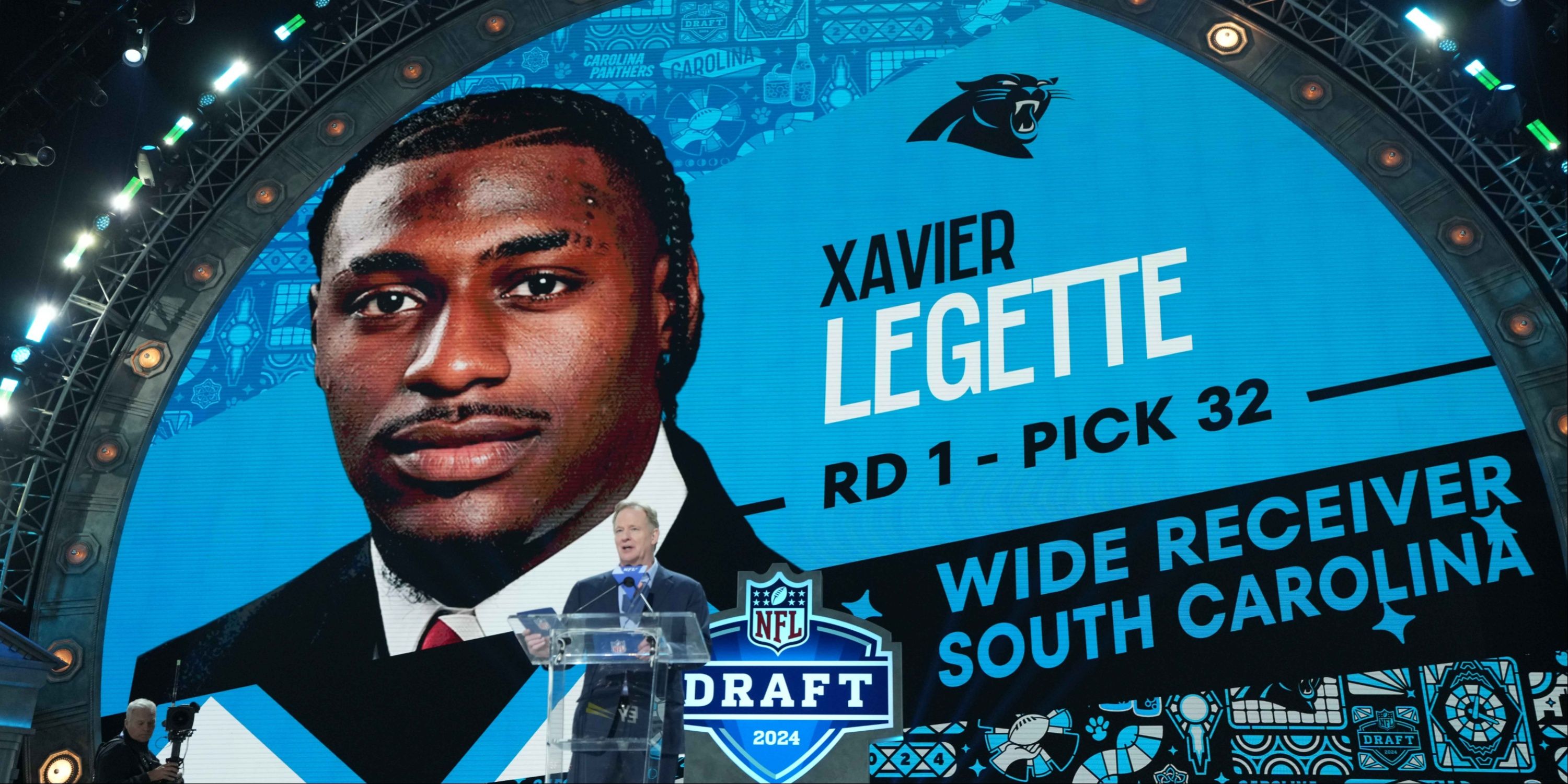 Panthers select Xavier Legette