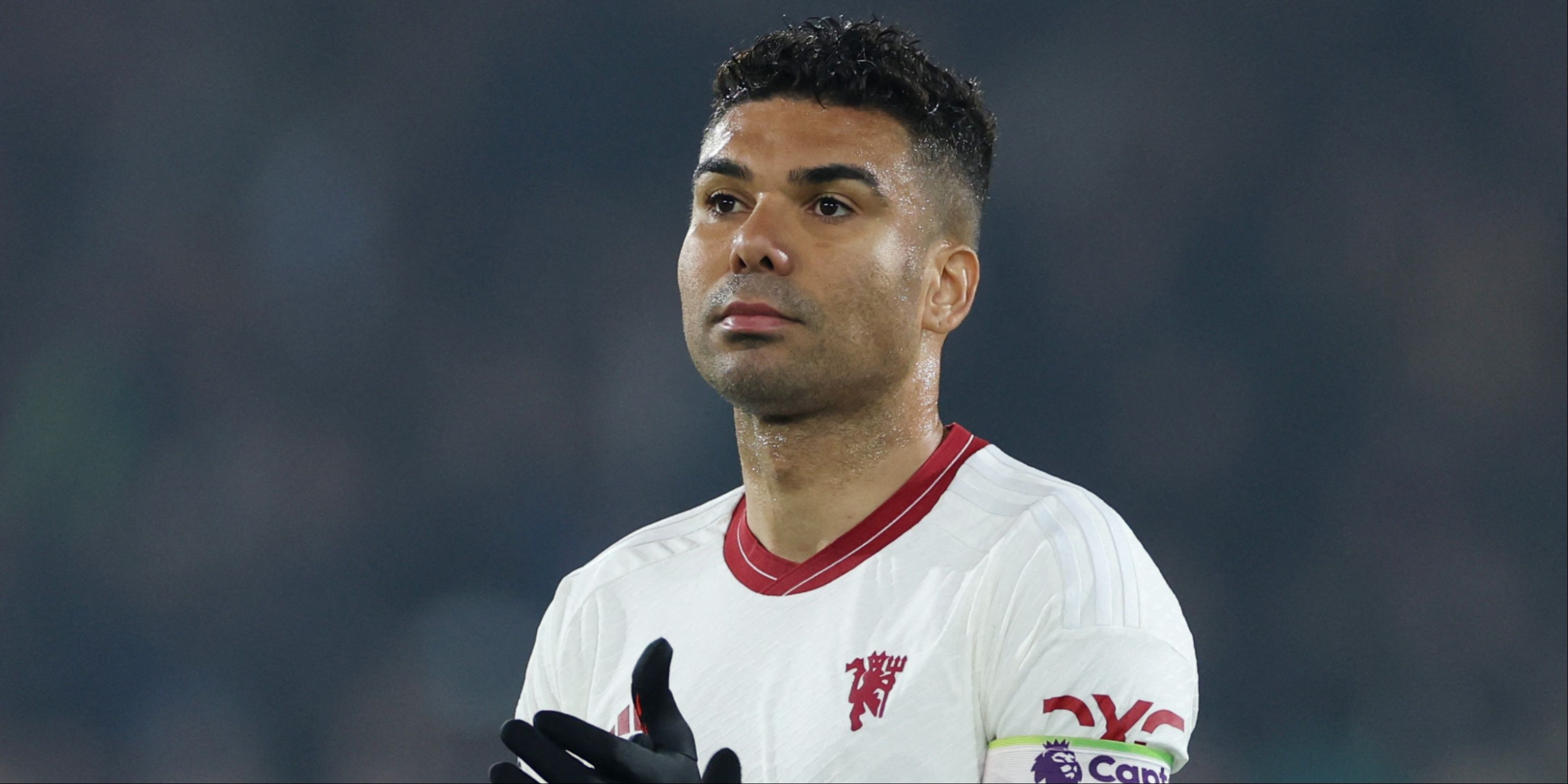 Casemiro in action for Man United