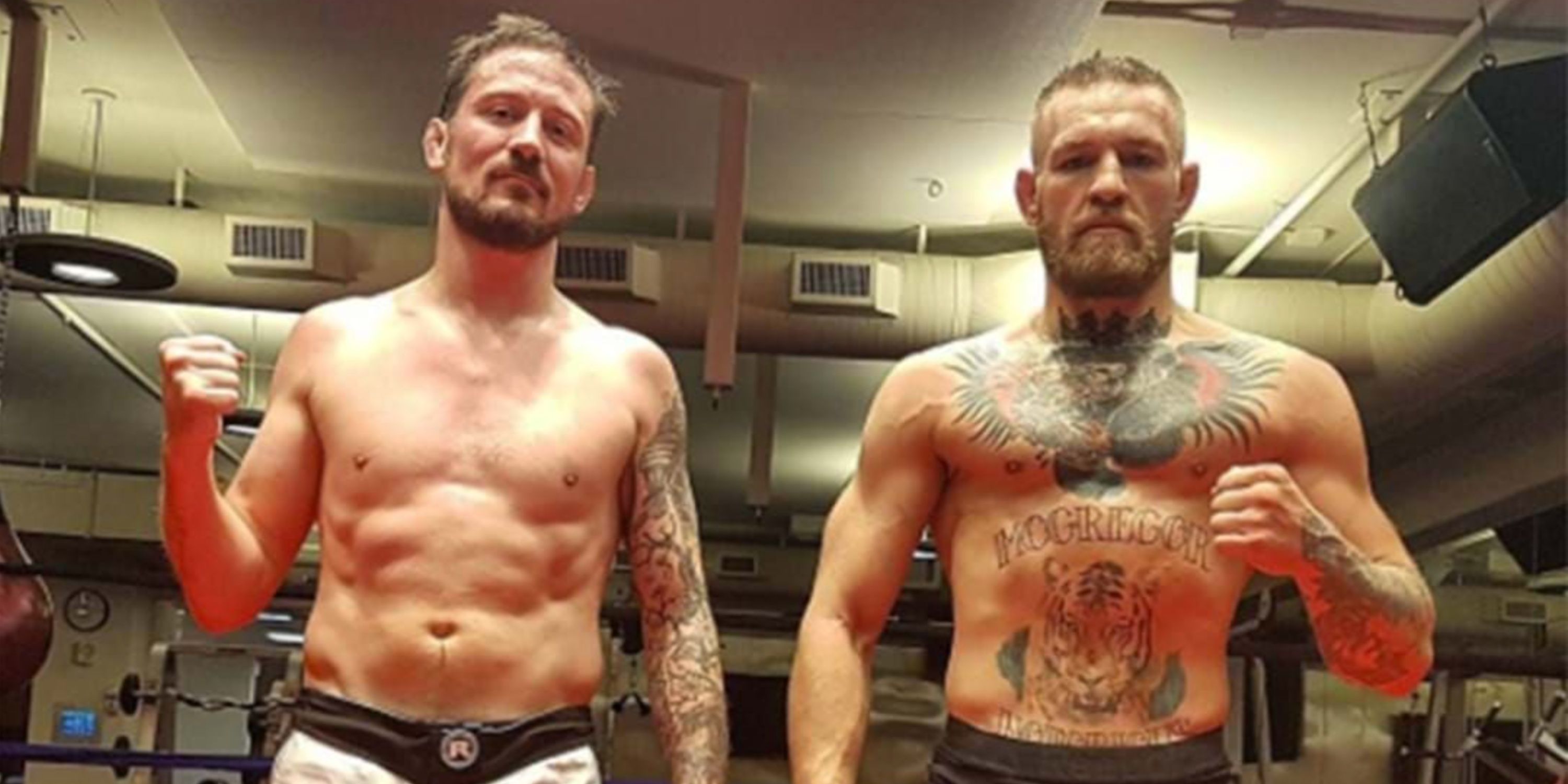 John Kavanagh and Conor McGregor