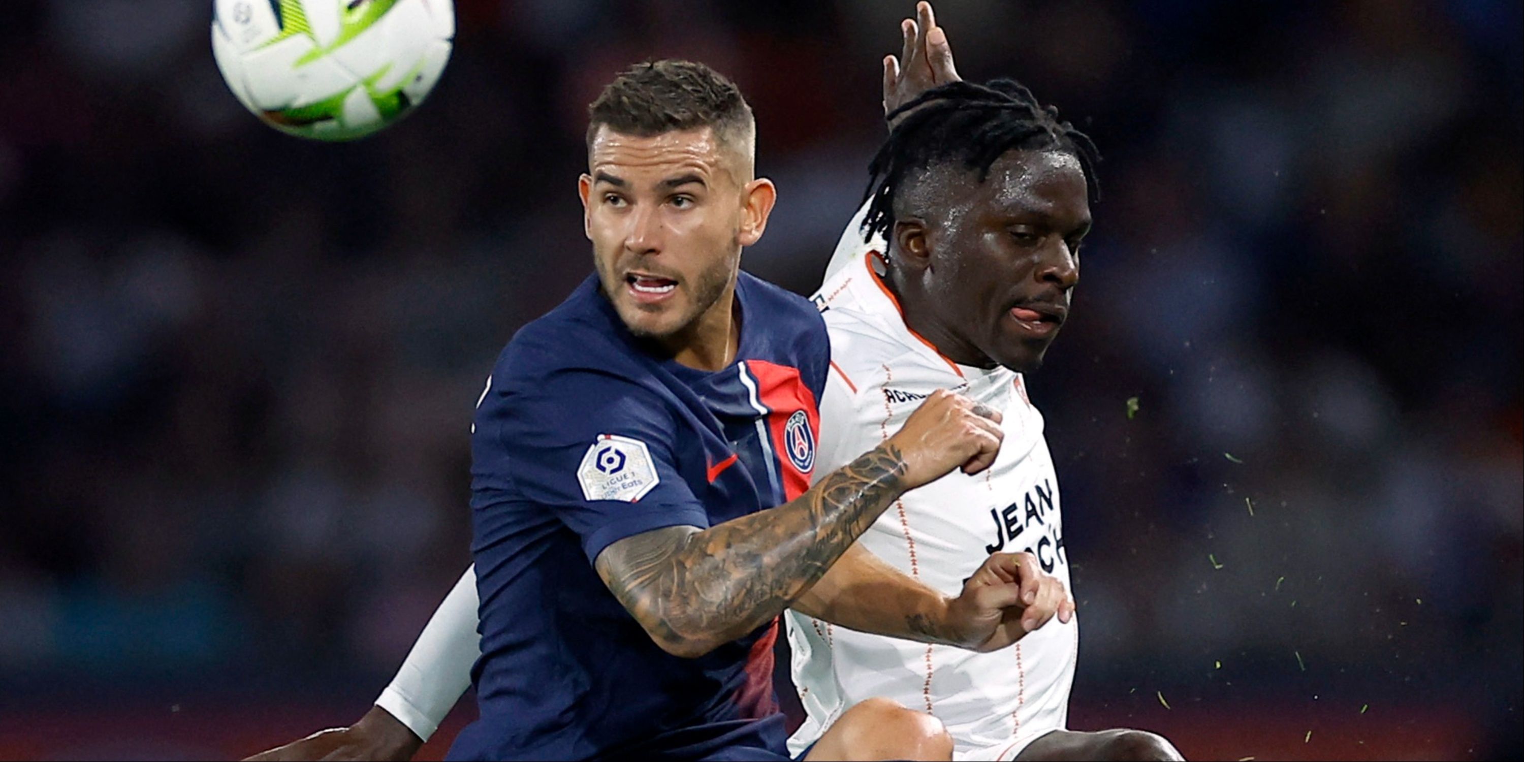 Lucas Hernandez in action for PSG