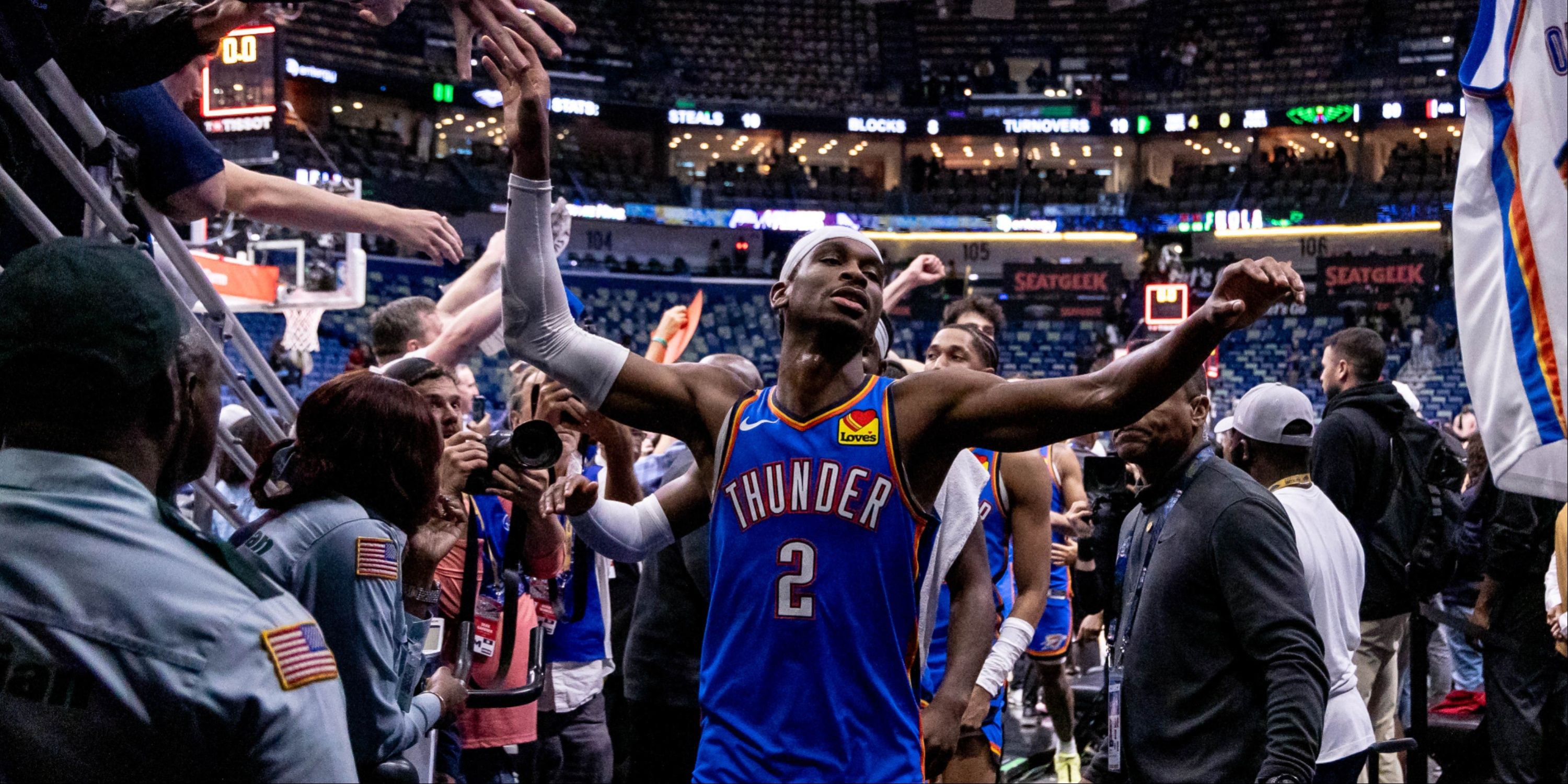 Shai Gilgeous-Alexander Oklahoma City Thunder MVP NBA Playoffs