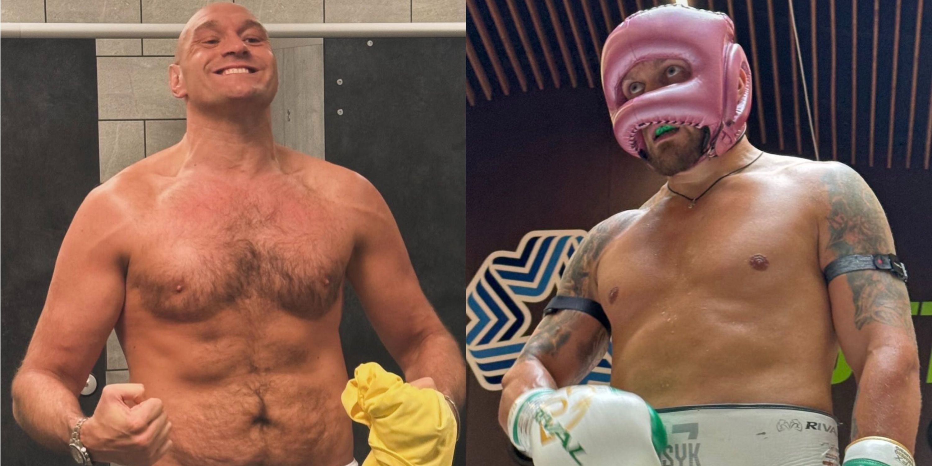 Oleksandr Usyk Shows Off His Own Physique Ahead of Tyson Fury Fight