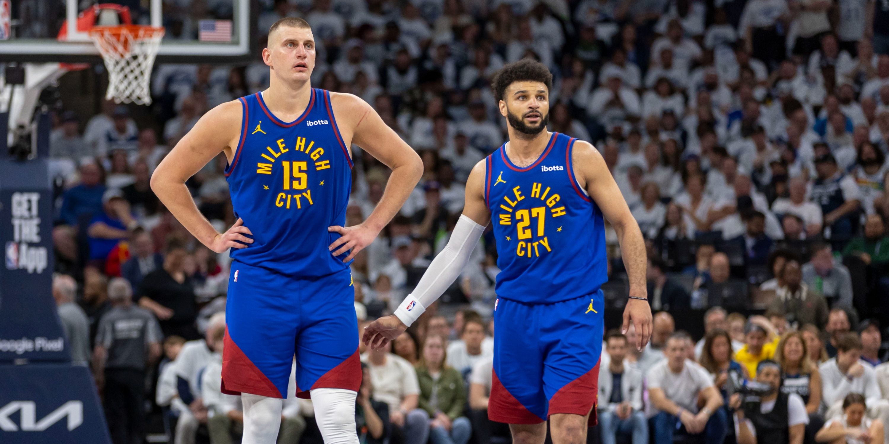 Nikola Jokic and Jamal Murray