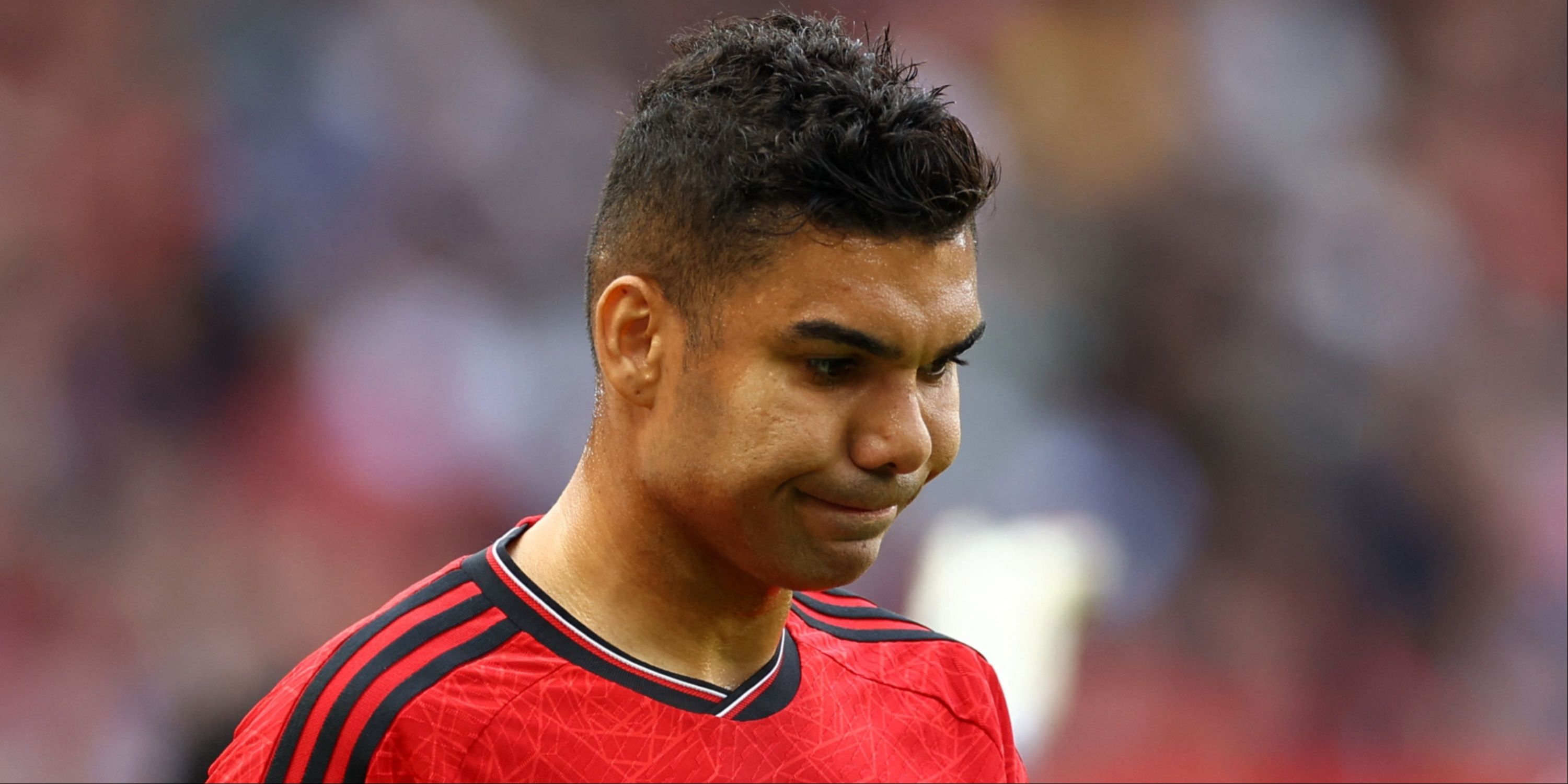 Casemiro in action for Man United