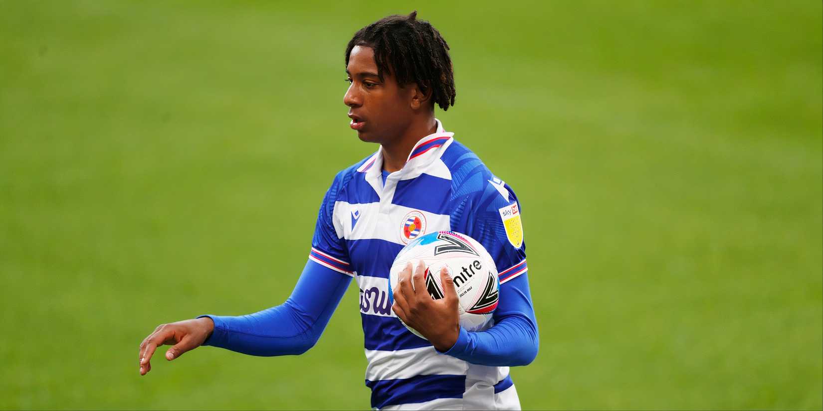Michael Olise with match ball