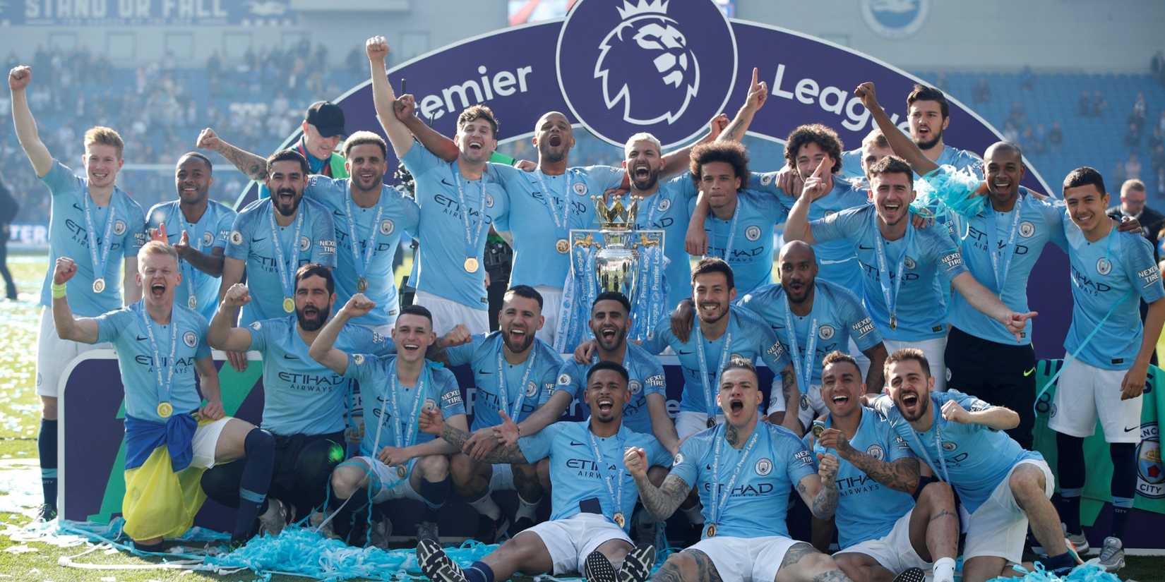 Manchester City won the Premier League in 2018/19.