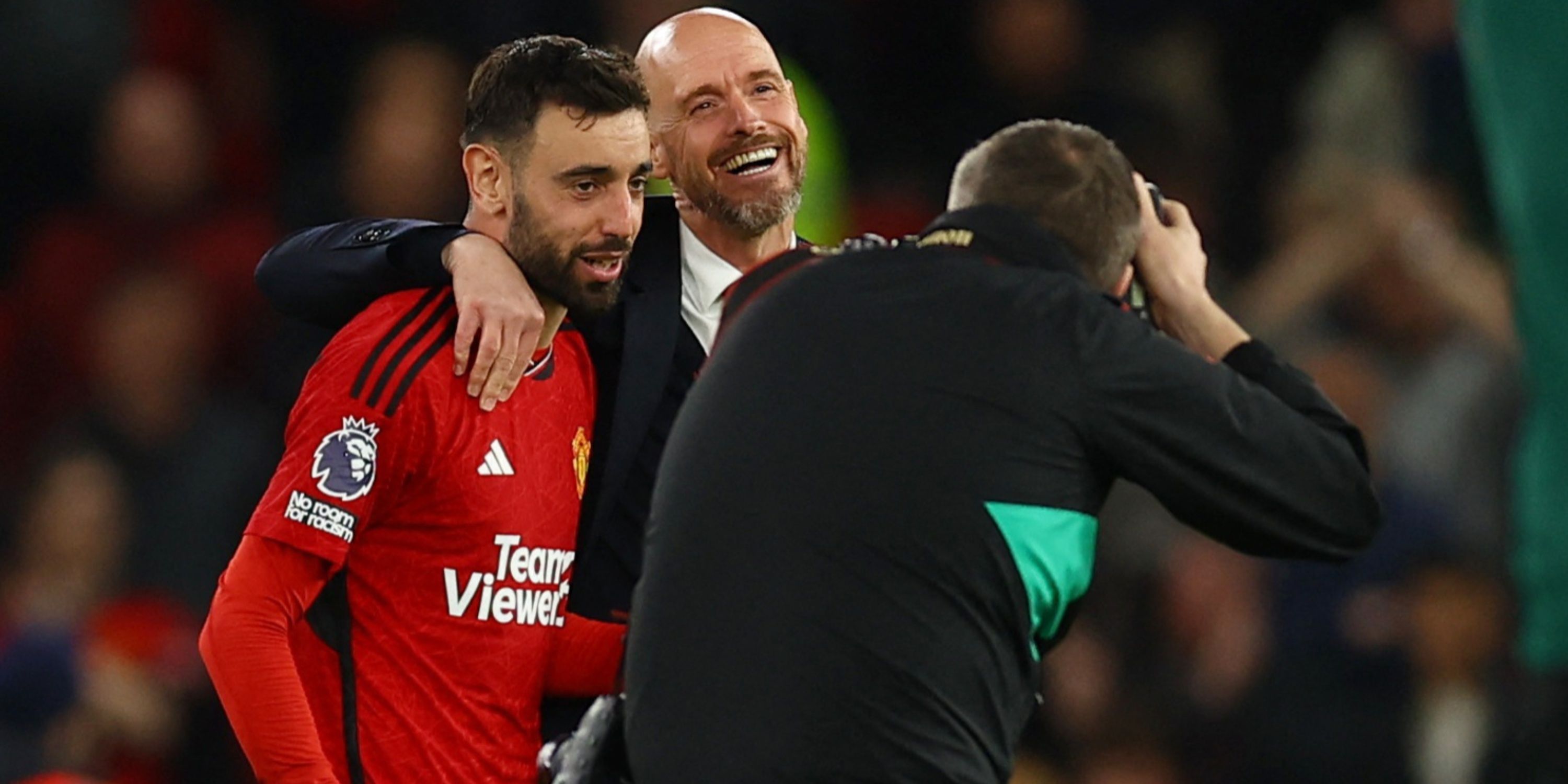 Erik ten Hag and Bruno Fernandes