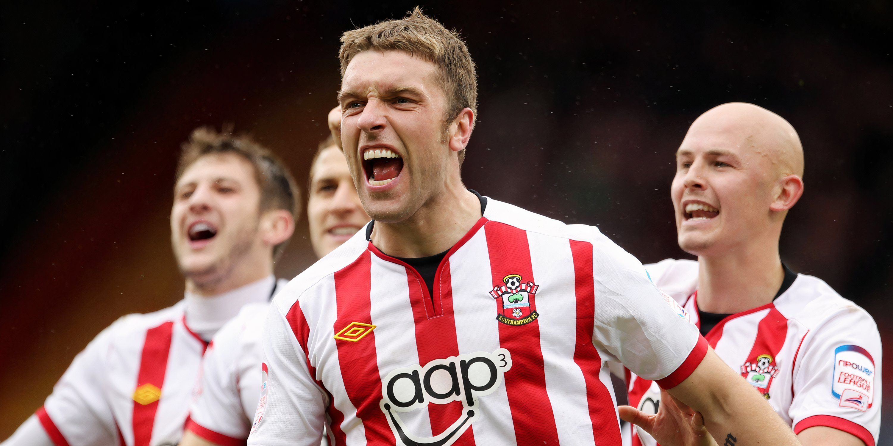Rickie Lambert celebrates