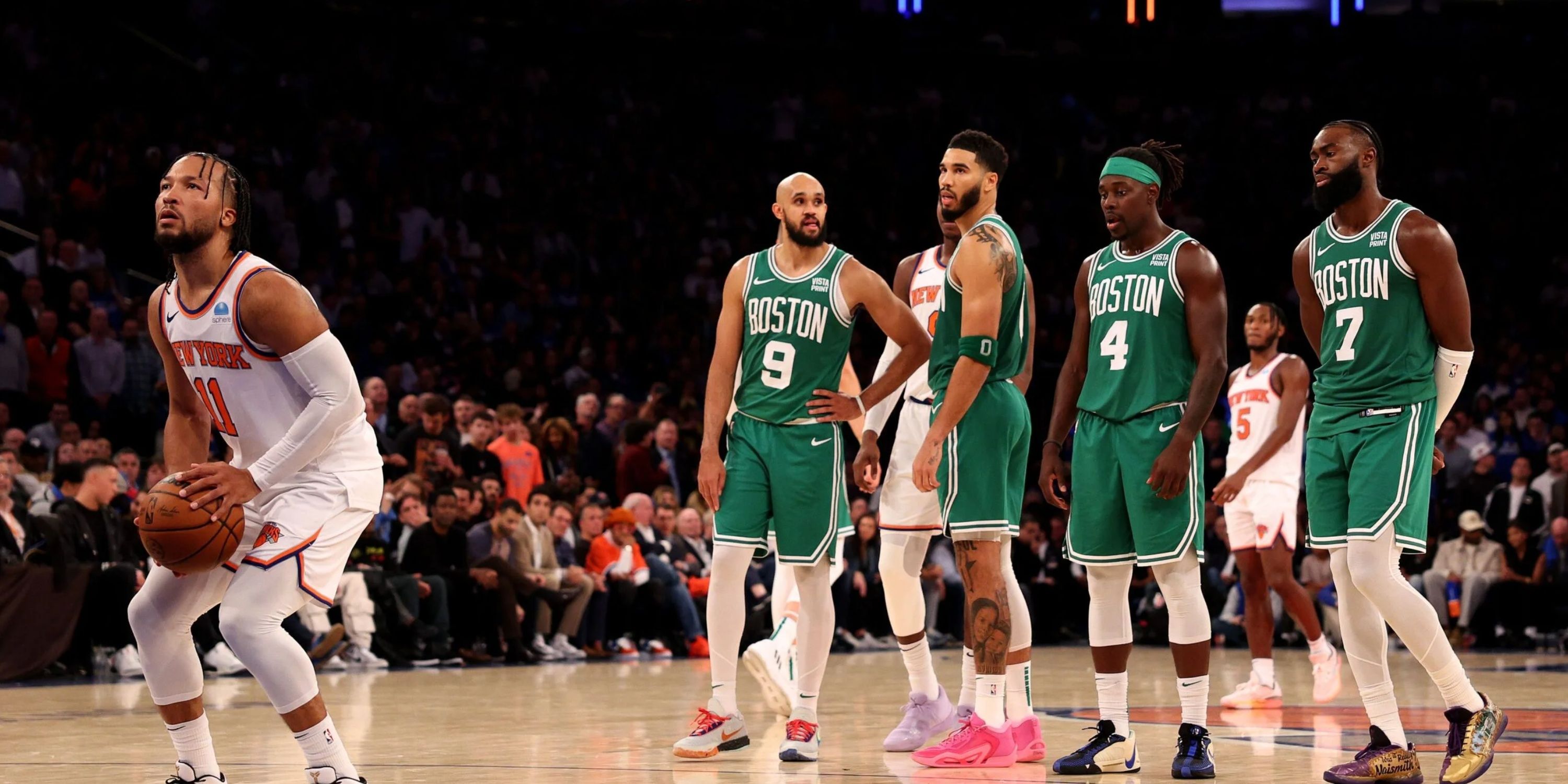 New York Knicks Jalen Brunson Boston Celtics Jayson Tatum Jaylen Brown