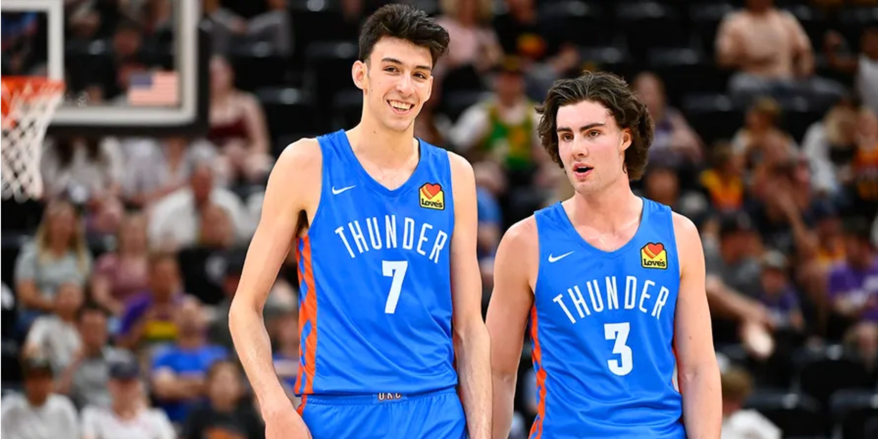 Chet Holmgren Josh Giddey Oklahoma City Thunder