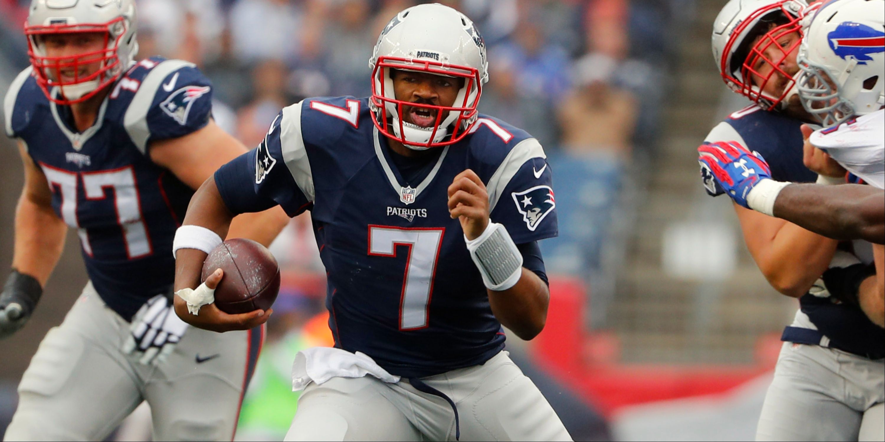Jacoby Brissett with the New England Patriots