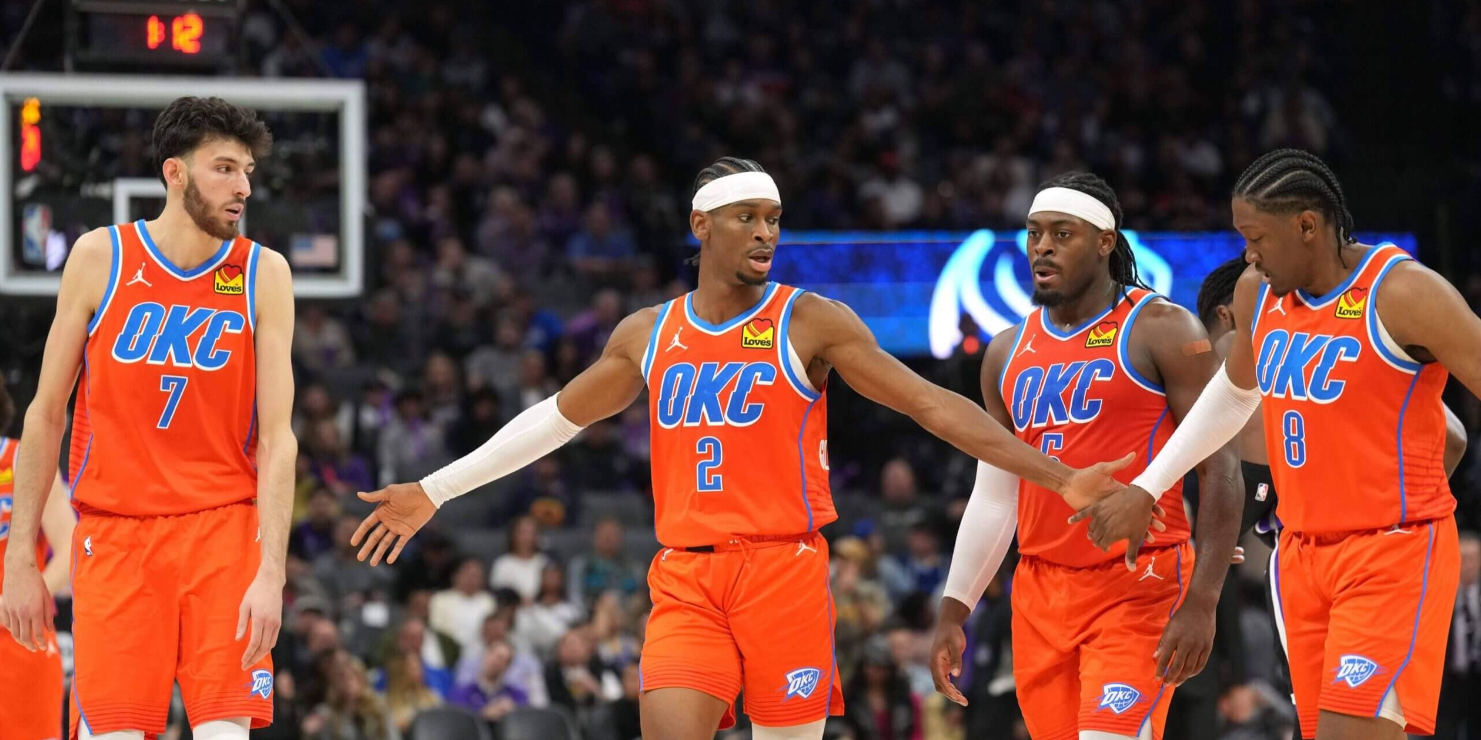 Oklahoma City Thunder Chet Holmgren Shai Gilgeous-Alexander 