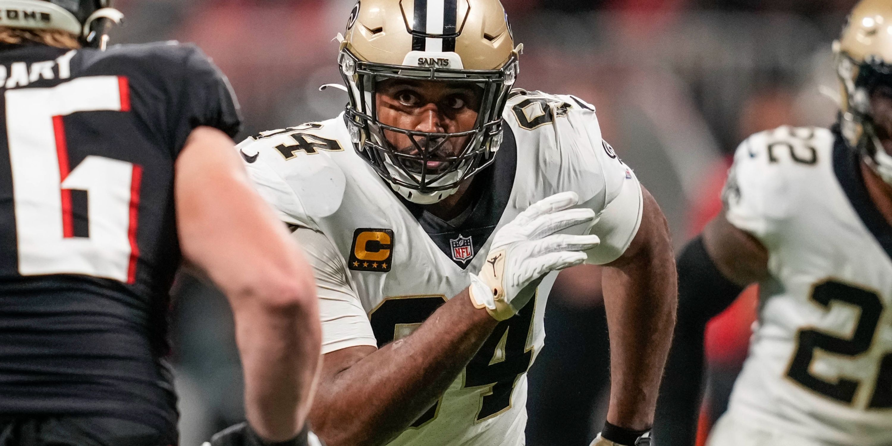 Cameron Jordan Saints vs. Falcons 