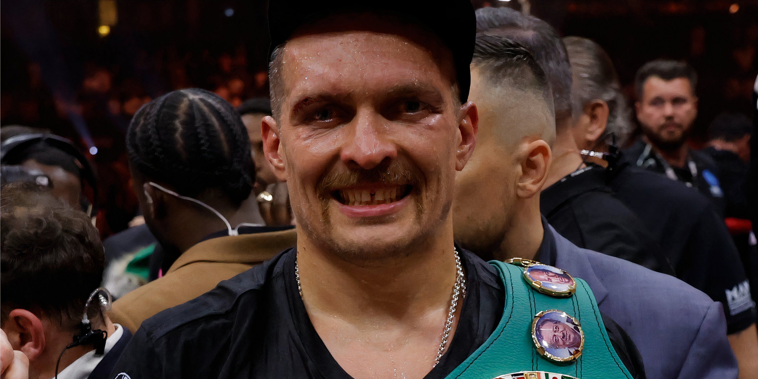 Oleksandr Usyk Smiling