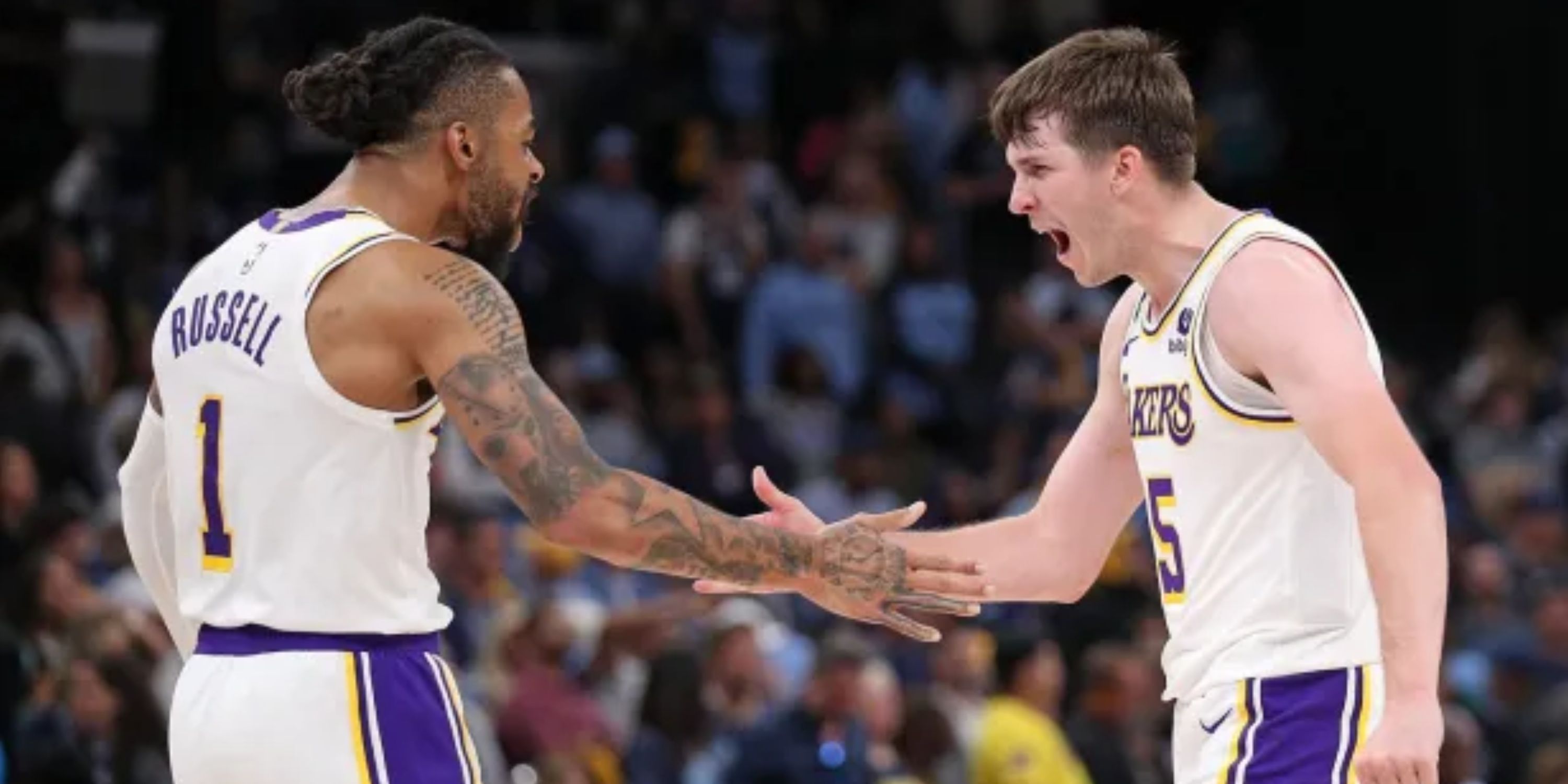 Austin Reaves D'Angelo Russell Los Angeles Lakers