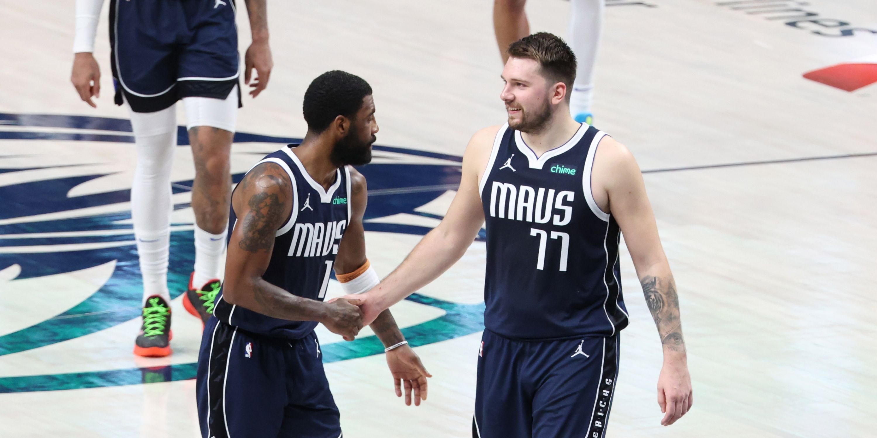 Kyrie Irving and Luka Doncic