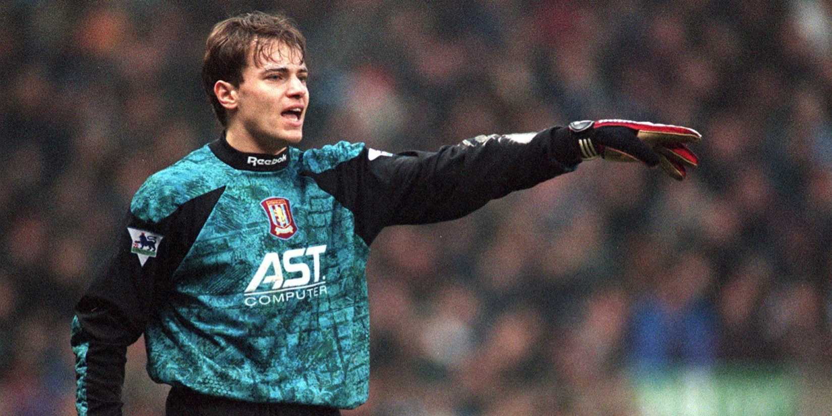 Mark Bosnich playing for Aston Villa
