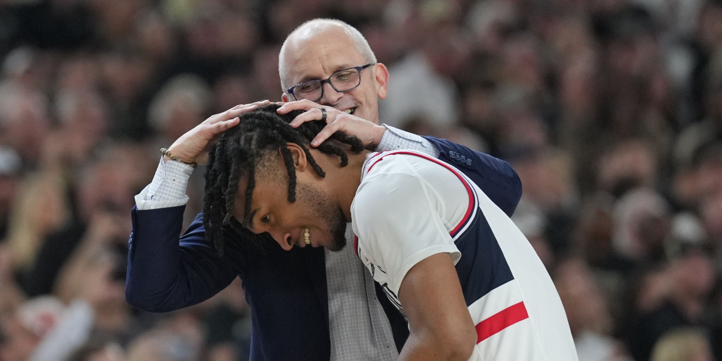 Stephon Castle and Dan Hurley