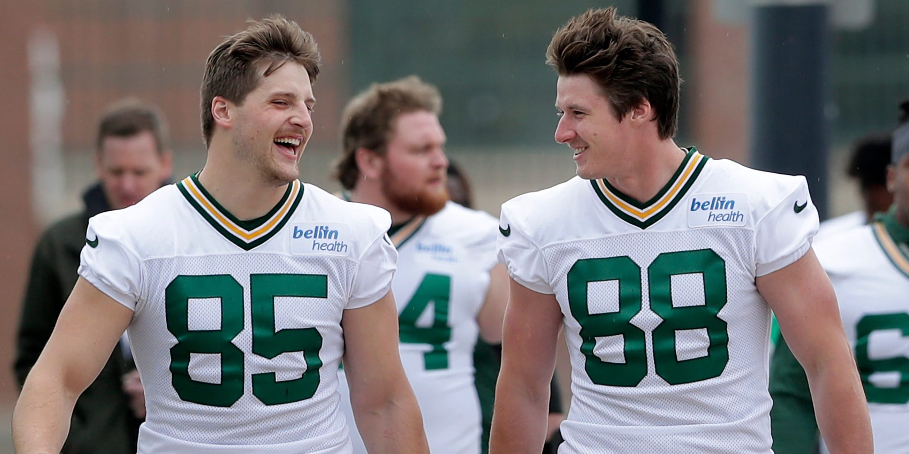 Tucker Kraft and Luke Musgrave Rookie Minicamp
