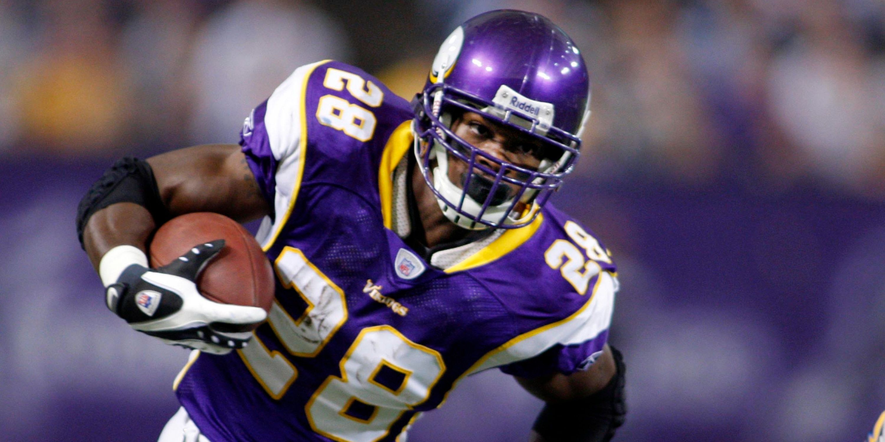 NFL RBs With Most Rushing Yards in a Game Adrian Peterson