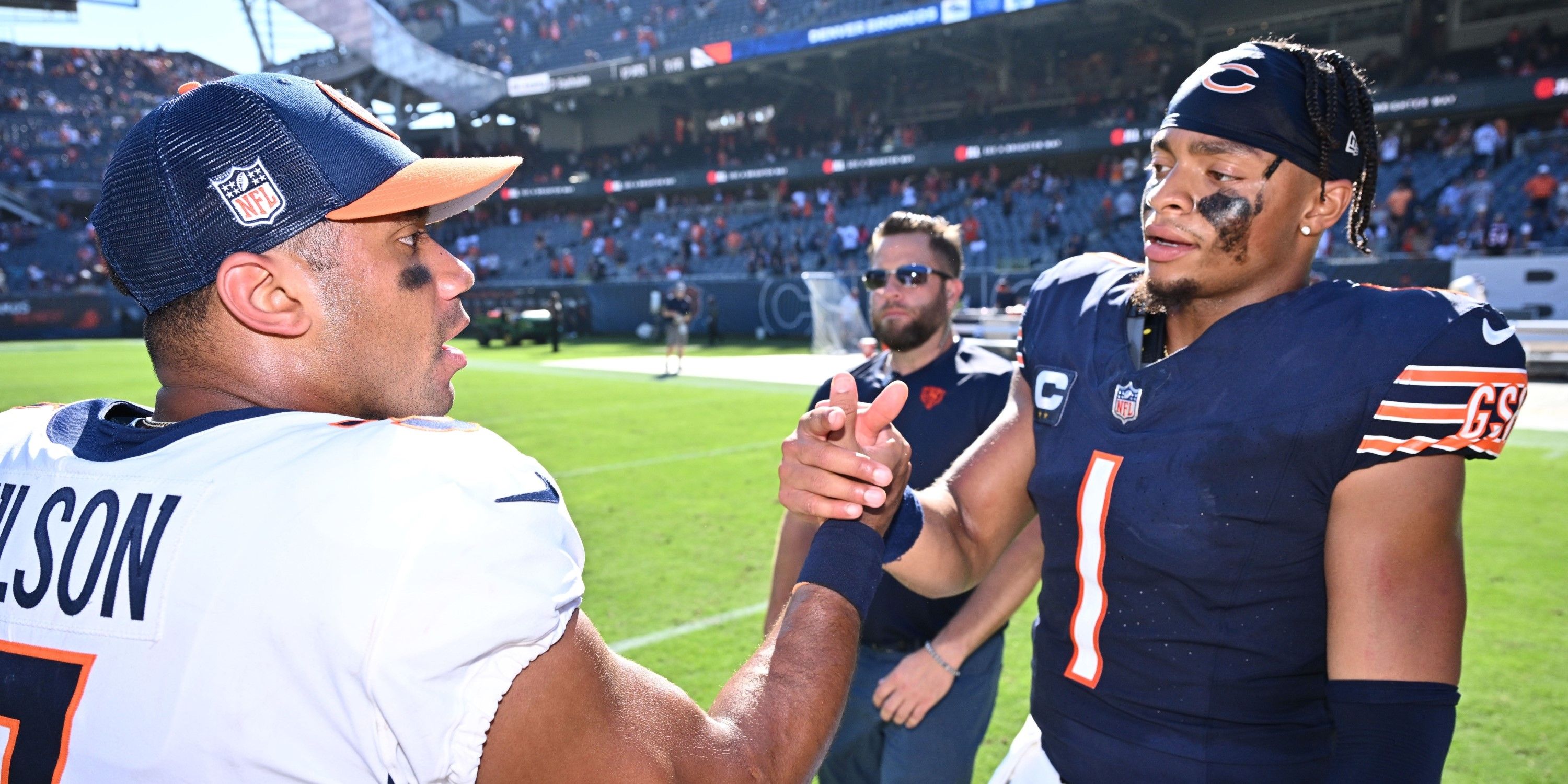 Russell Wilson and Justin Fields