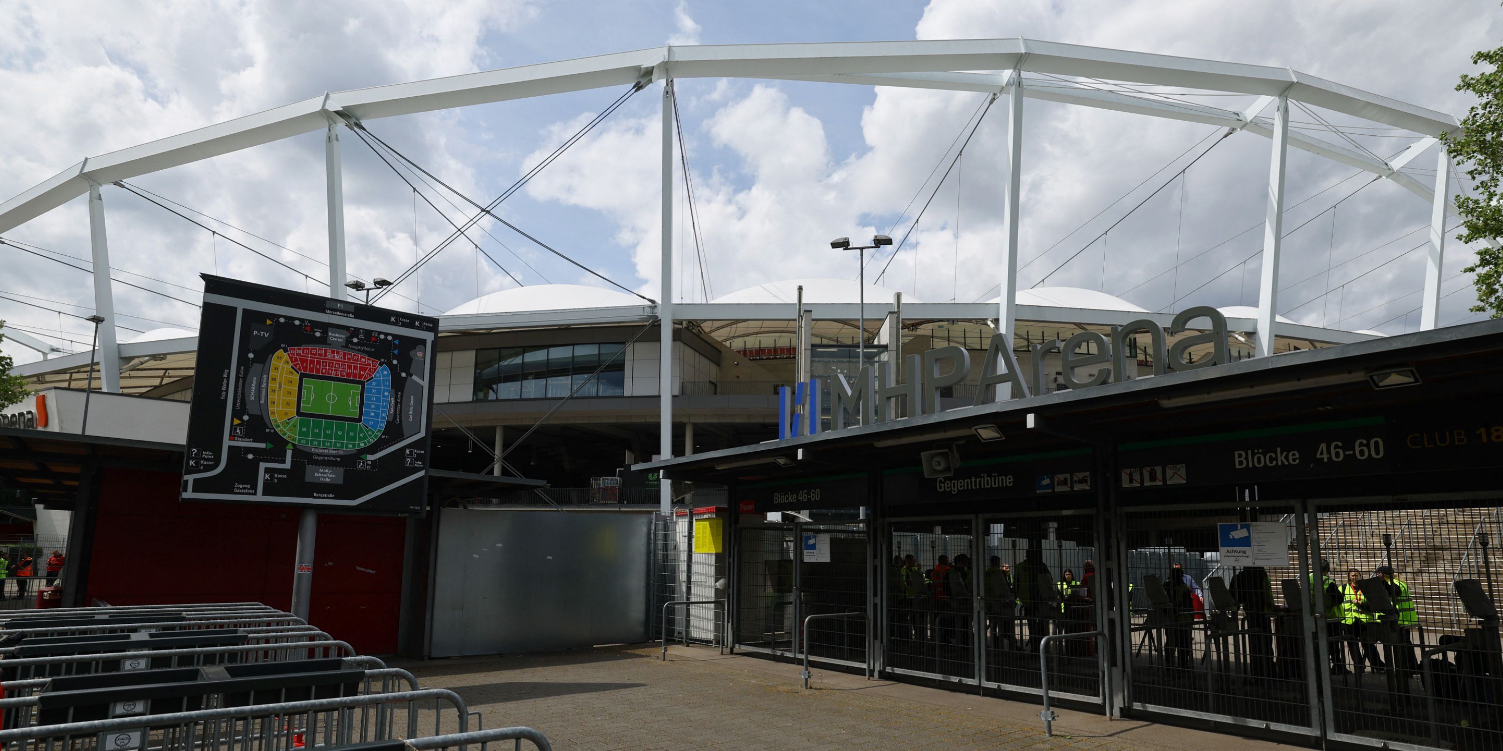 A general view of the Stuttgart Arena