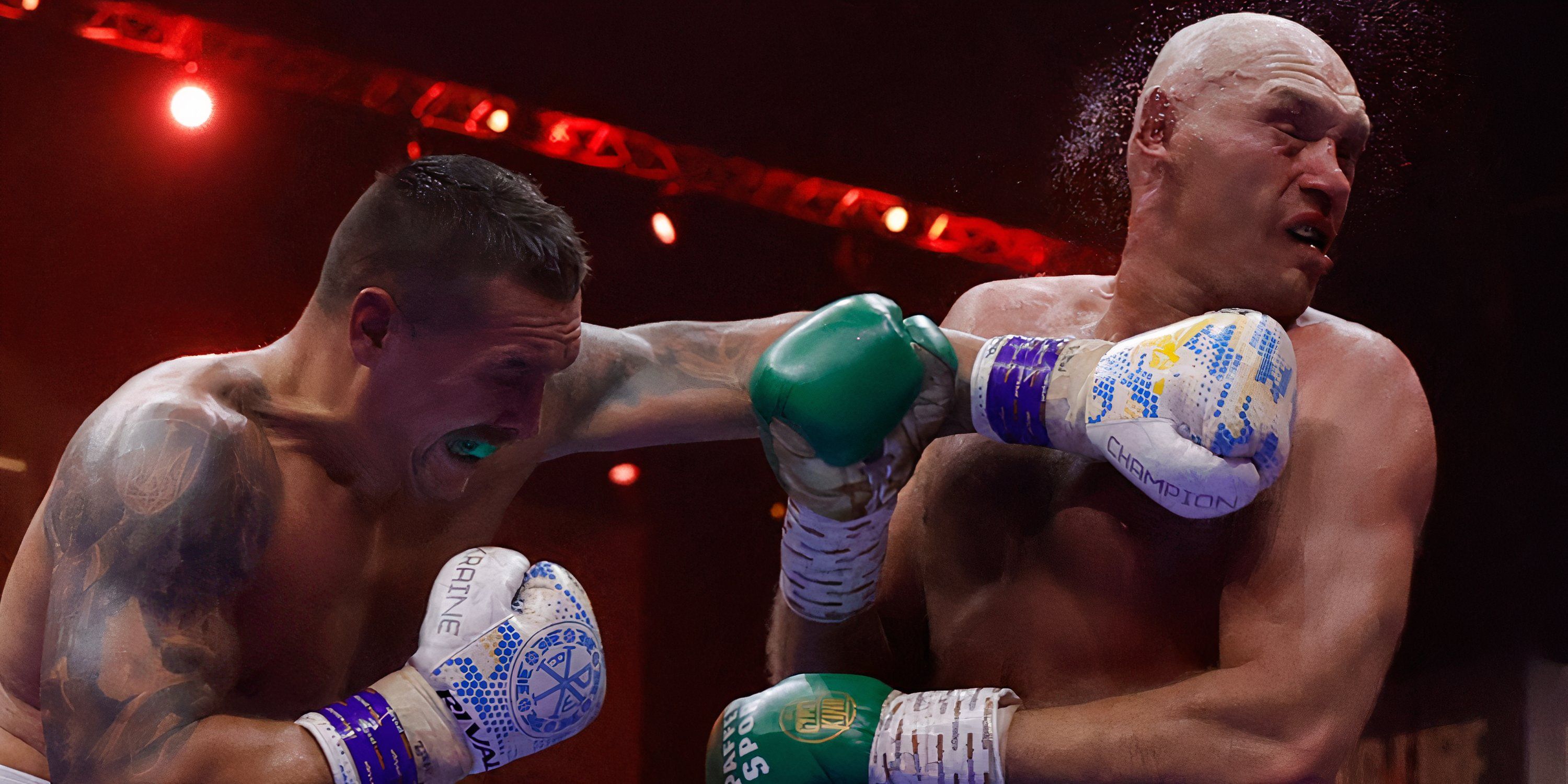 Usyk hurts Tyson Fury