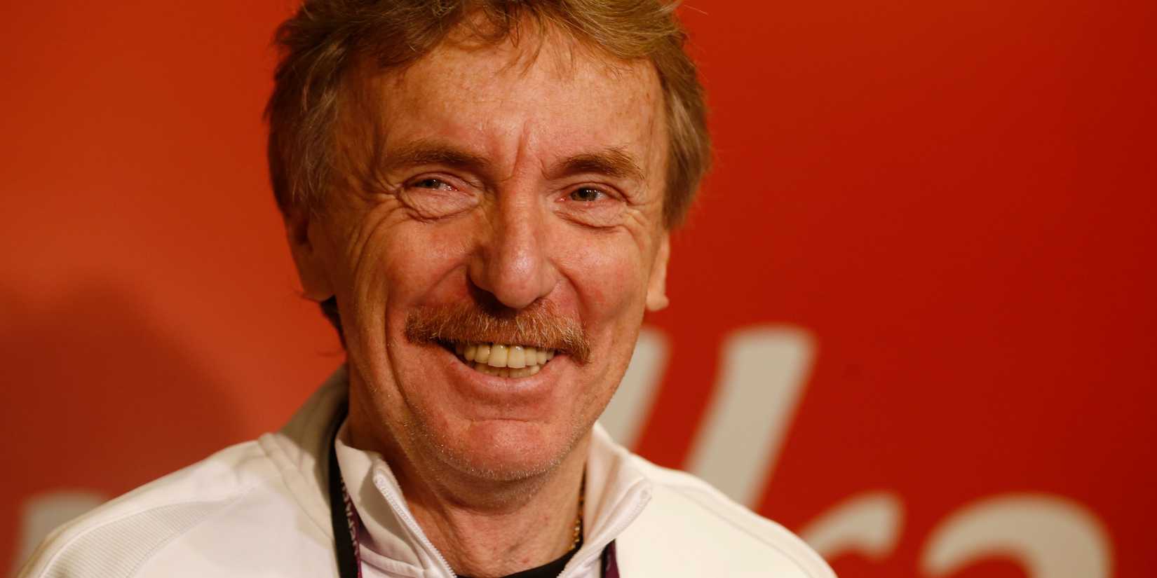 Zbigniew Boniek representing the Polish national team
