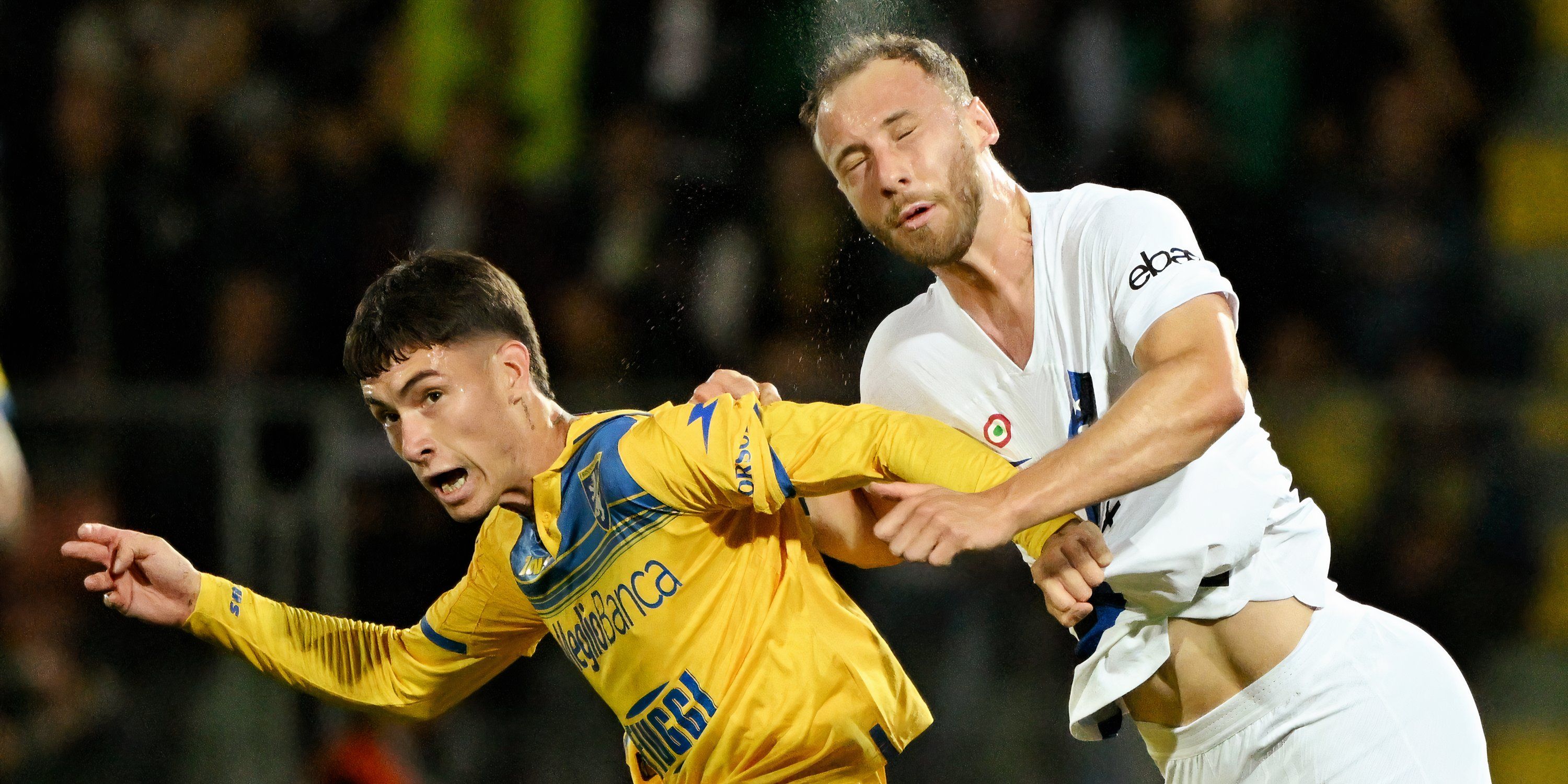 Frosinone's Matias Soule in action