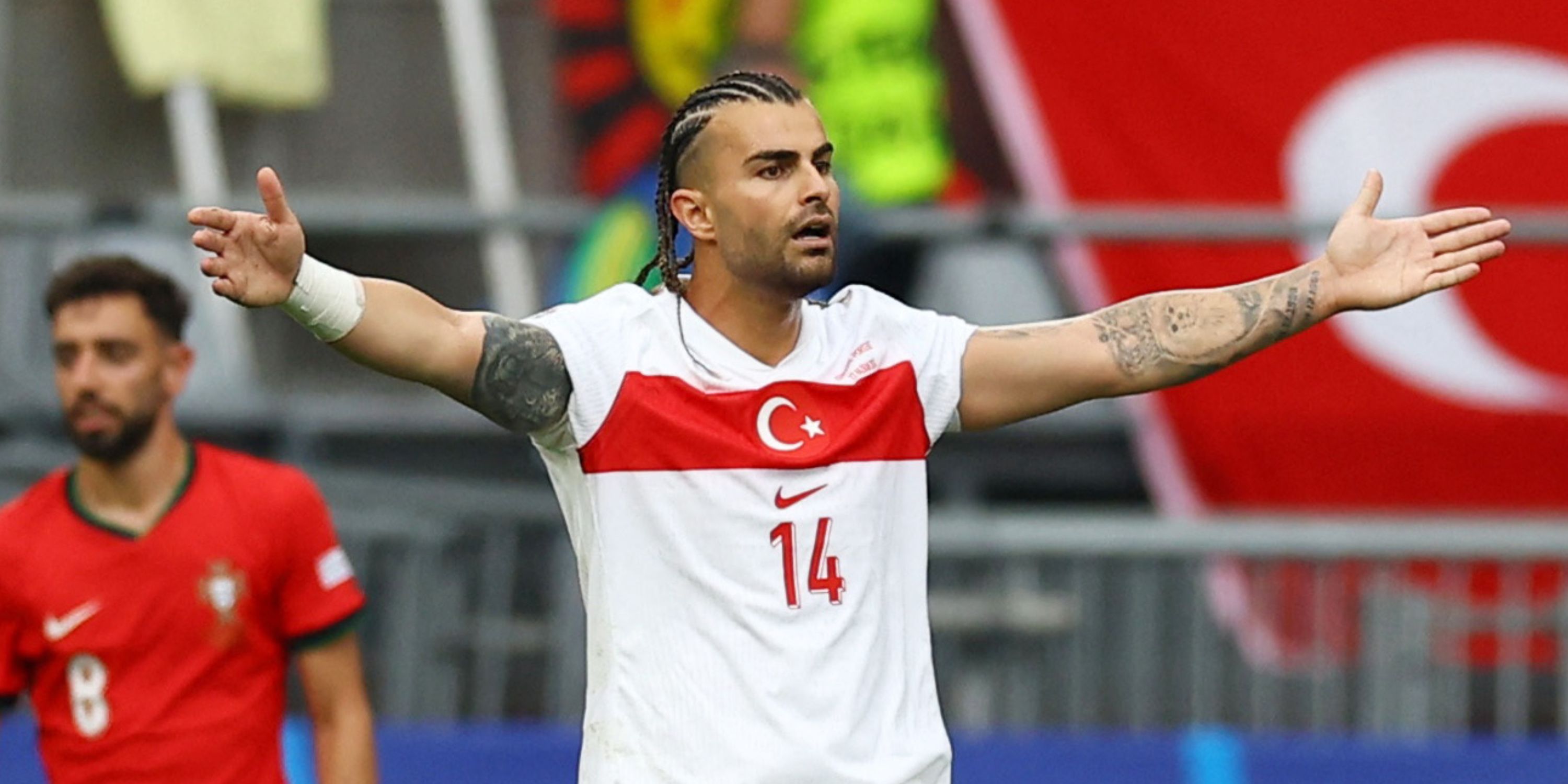 Turkey's Abdulkerim Bardakci at Euro 2024