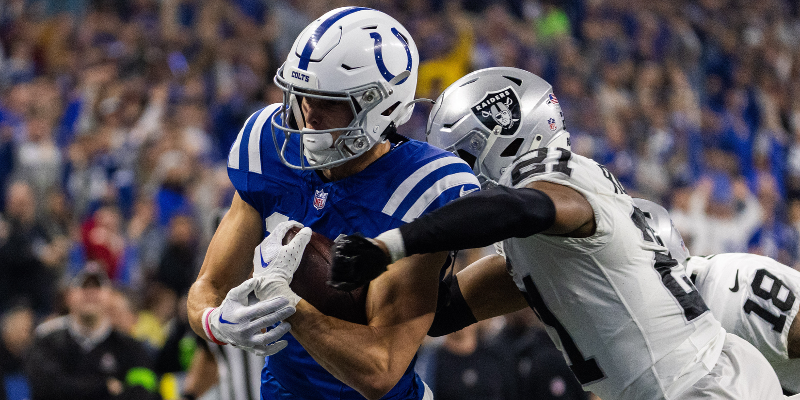 Alec Pierce WR Indianapolis Colts vs Las Vegas Raiders 2023