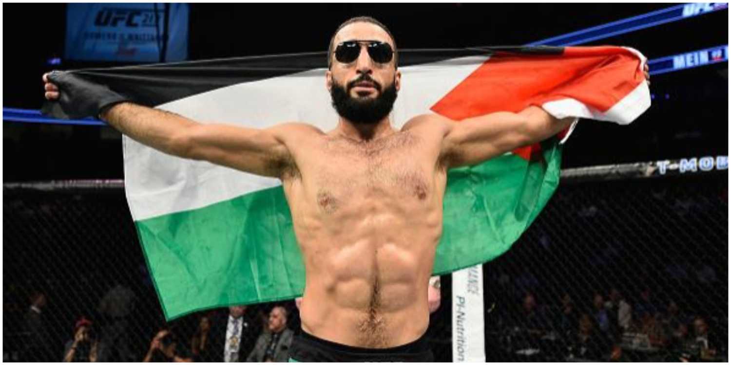 Ufc Security Footage of UFC Security Refusing to Let Belal Muhammad Enter Cage