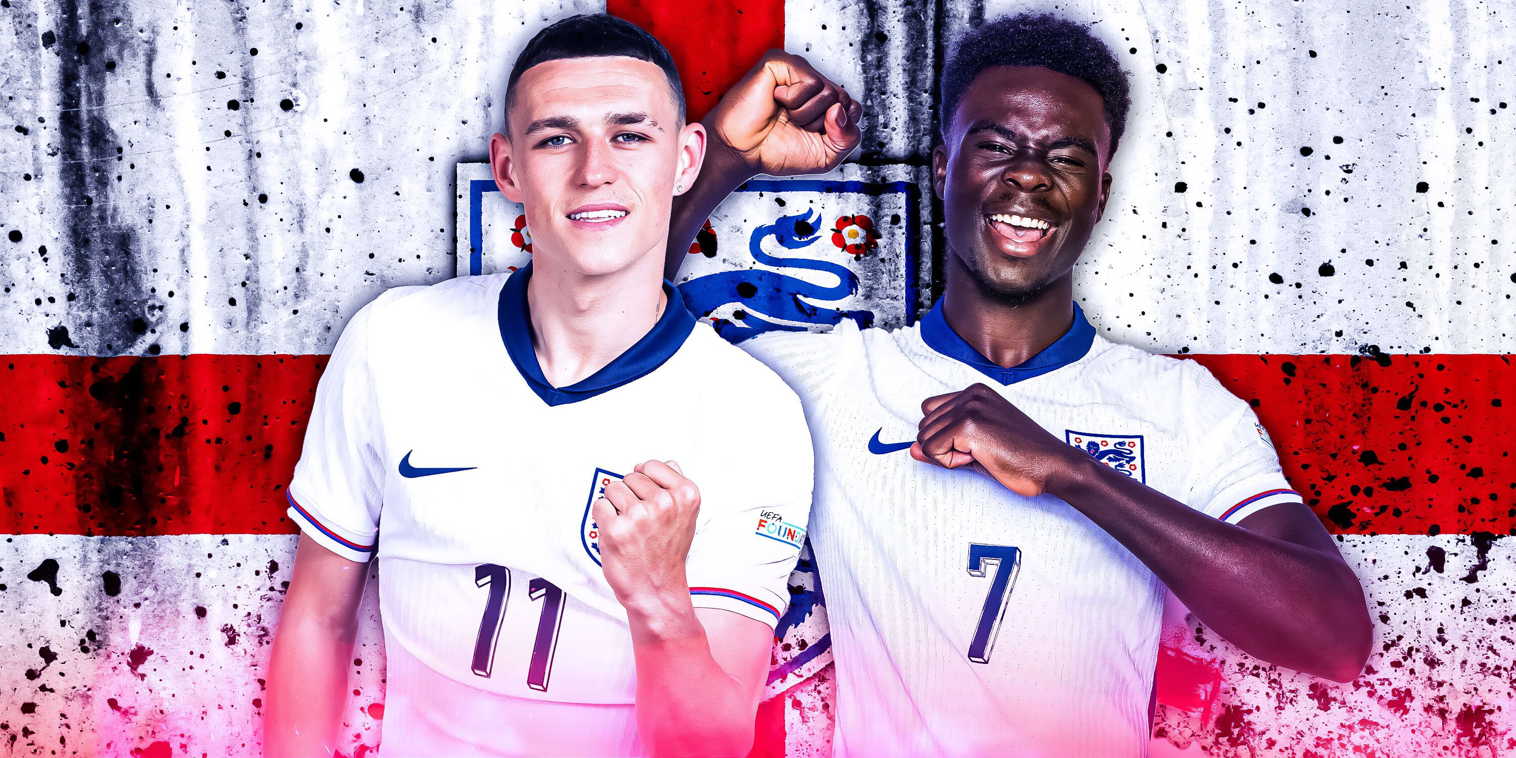 Bukayo Saka vs Phil Foden's Total England Career Stats Comparison