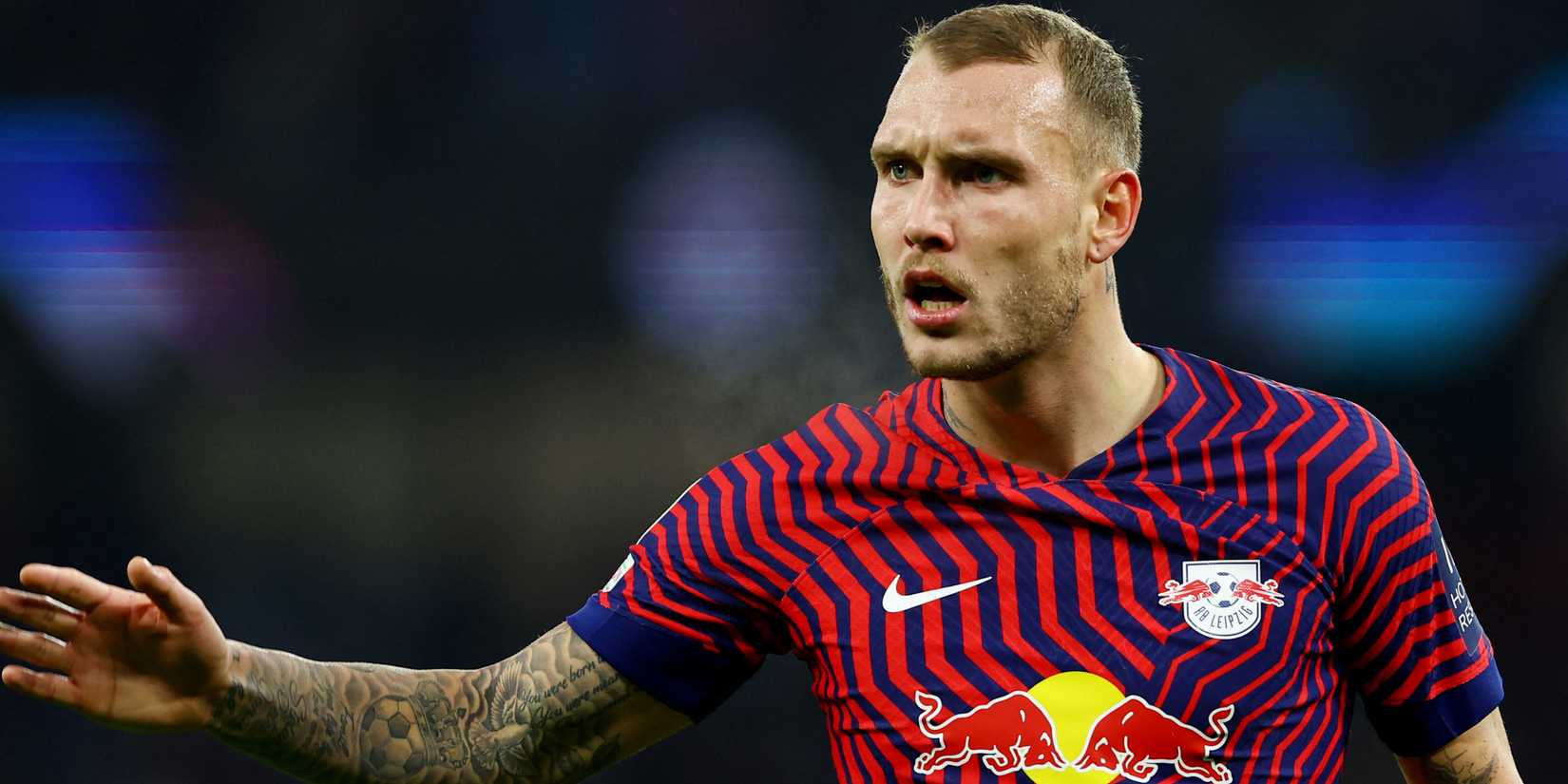 David Raum playing for Leipzig