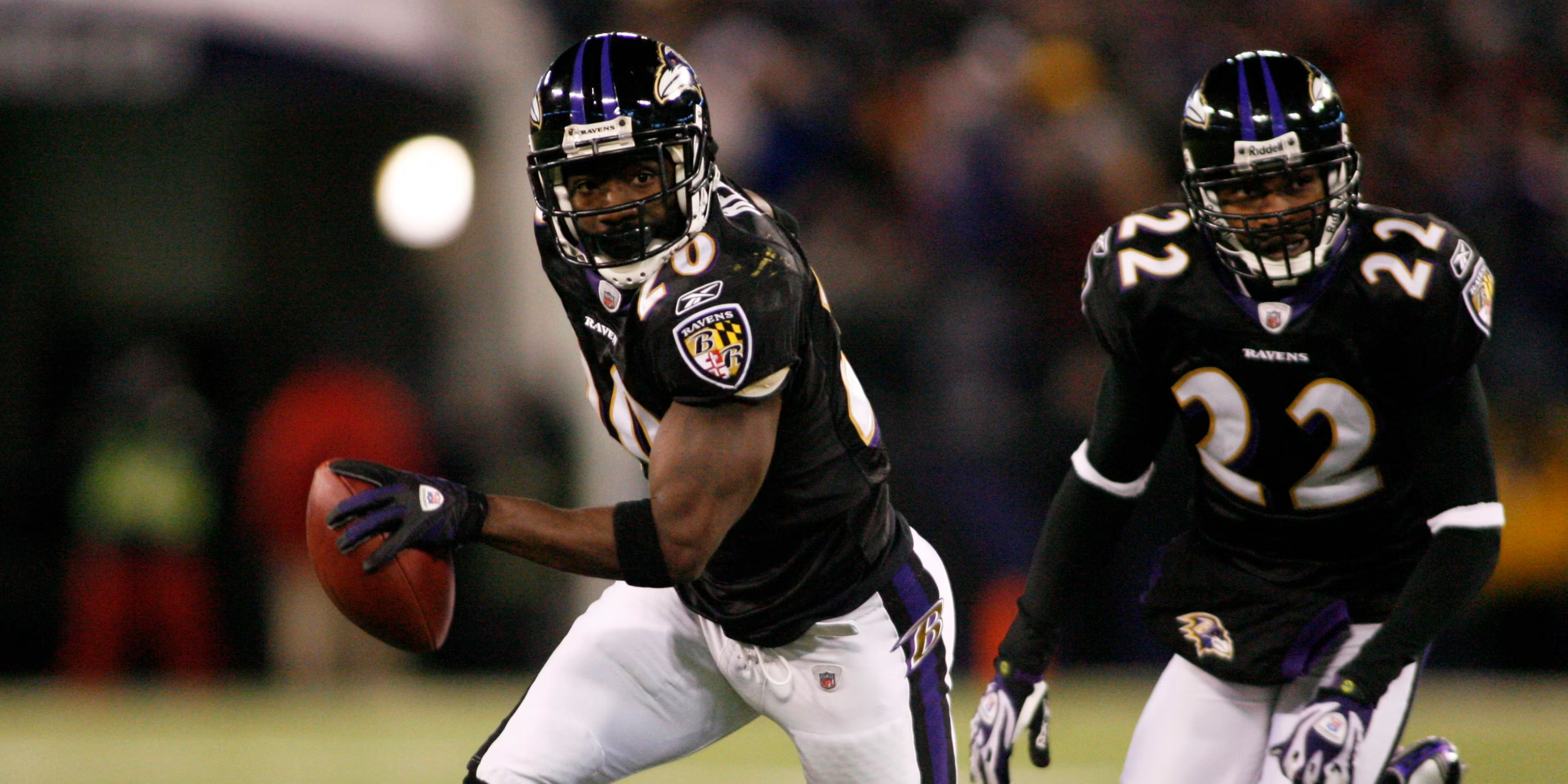 Ed Reed Mid-Interception