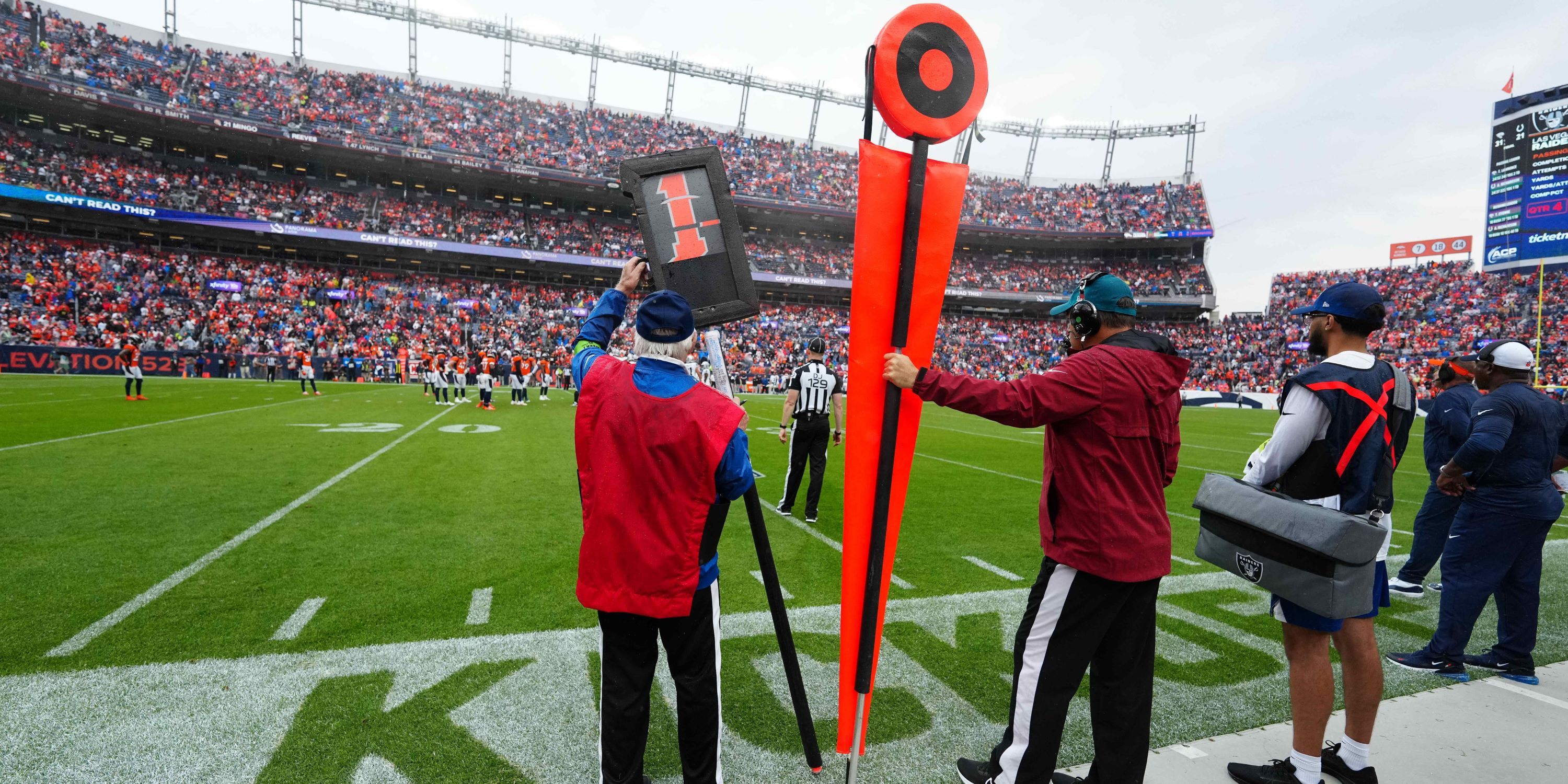 Football down markers