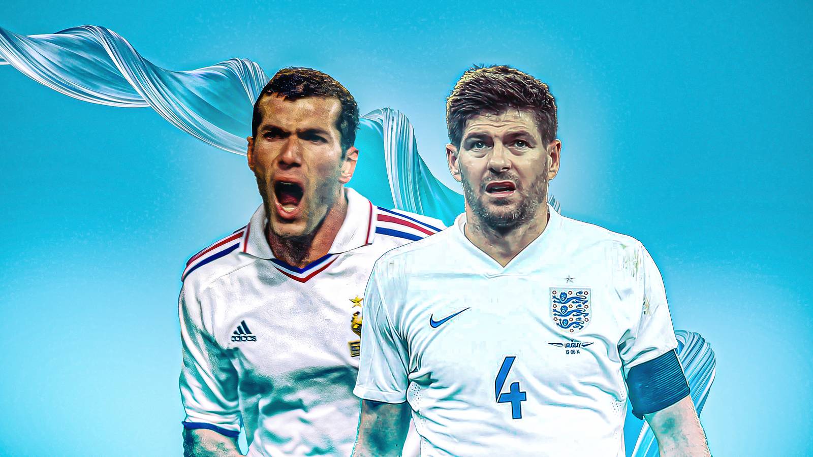 Zidane and Gerrard