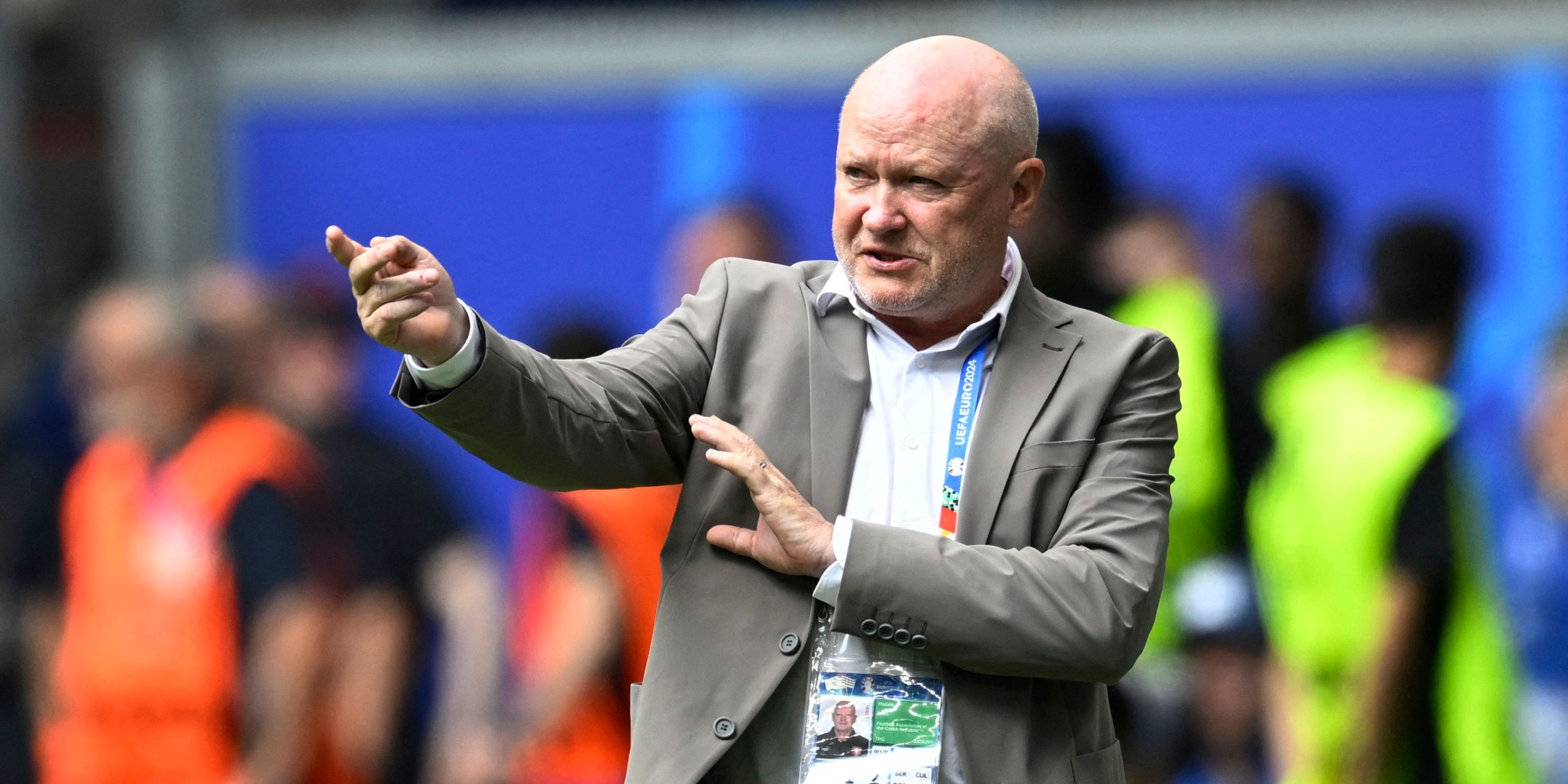 Czech coach Ivan Hasek at Euro 2024