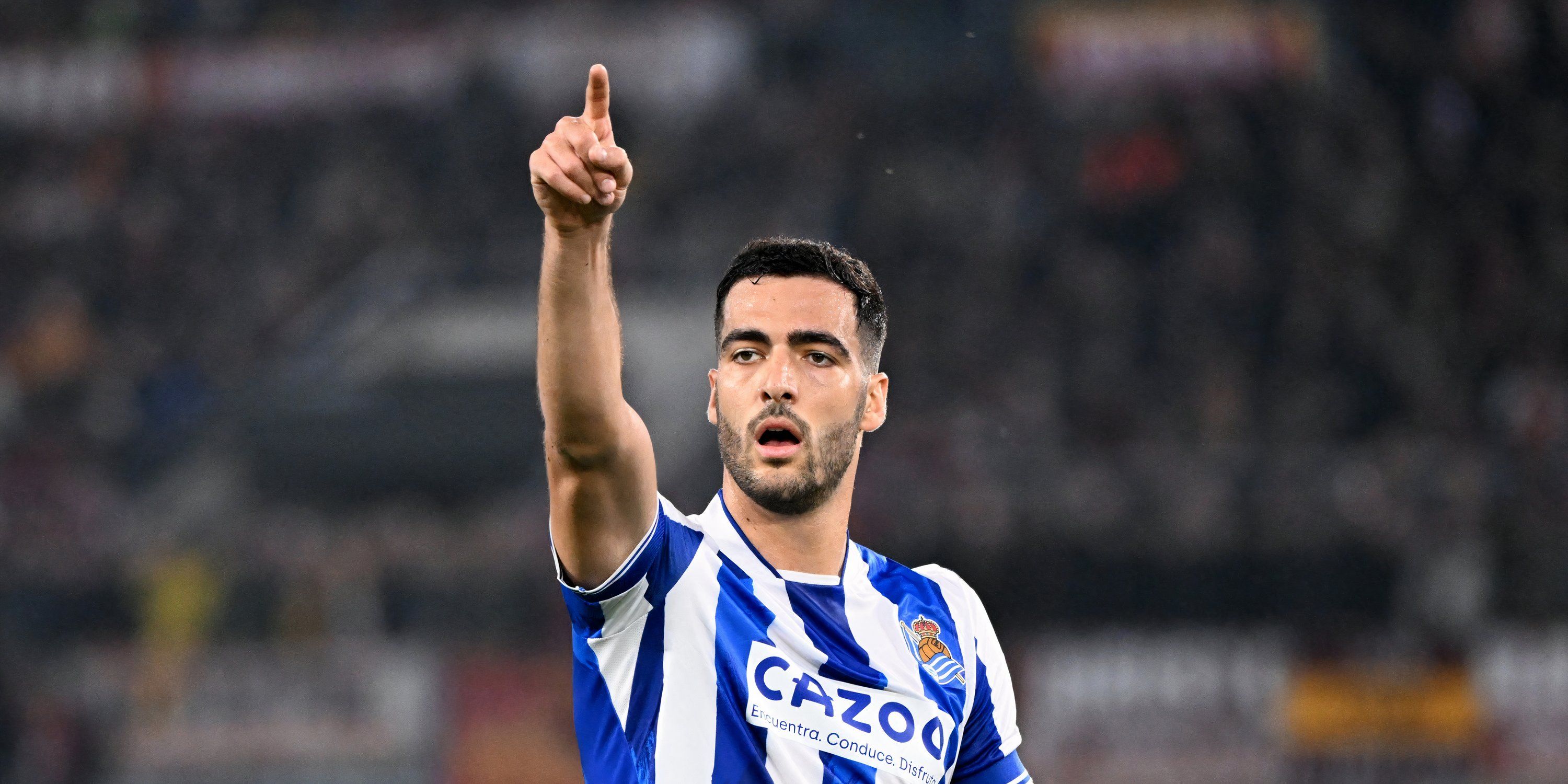 Merino in action for Real Sociedad