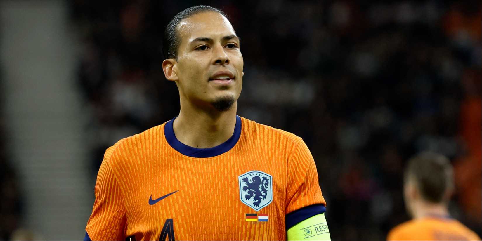 Virgil van Dijk in action for Netherlands