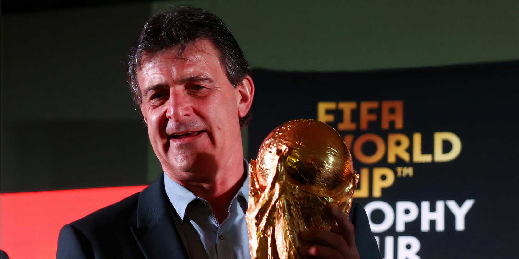 Mario Kempes World Cup trophy