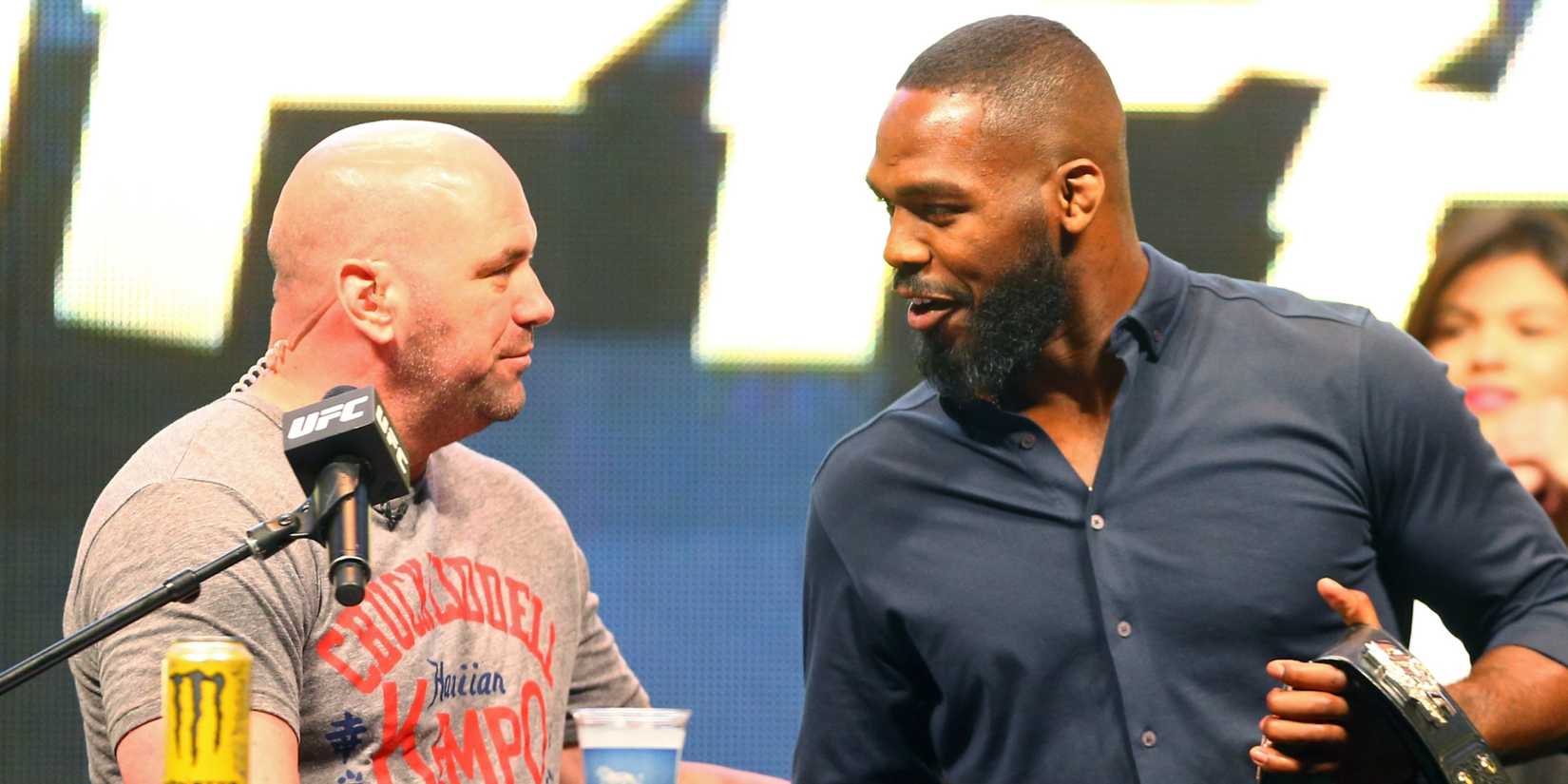 Dana White and Jon Jones