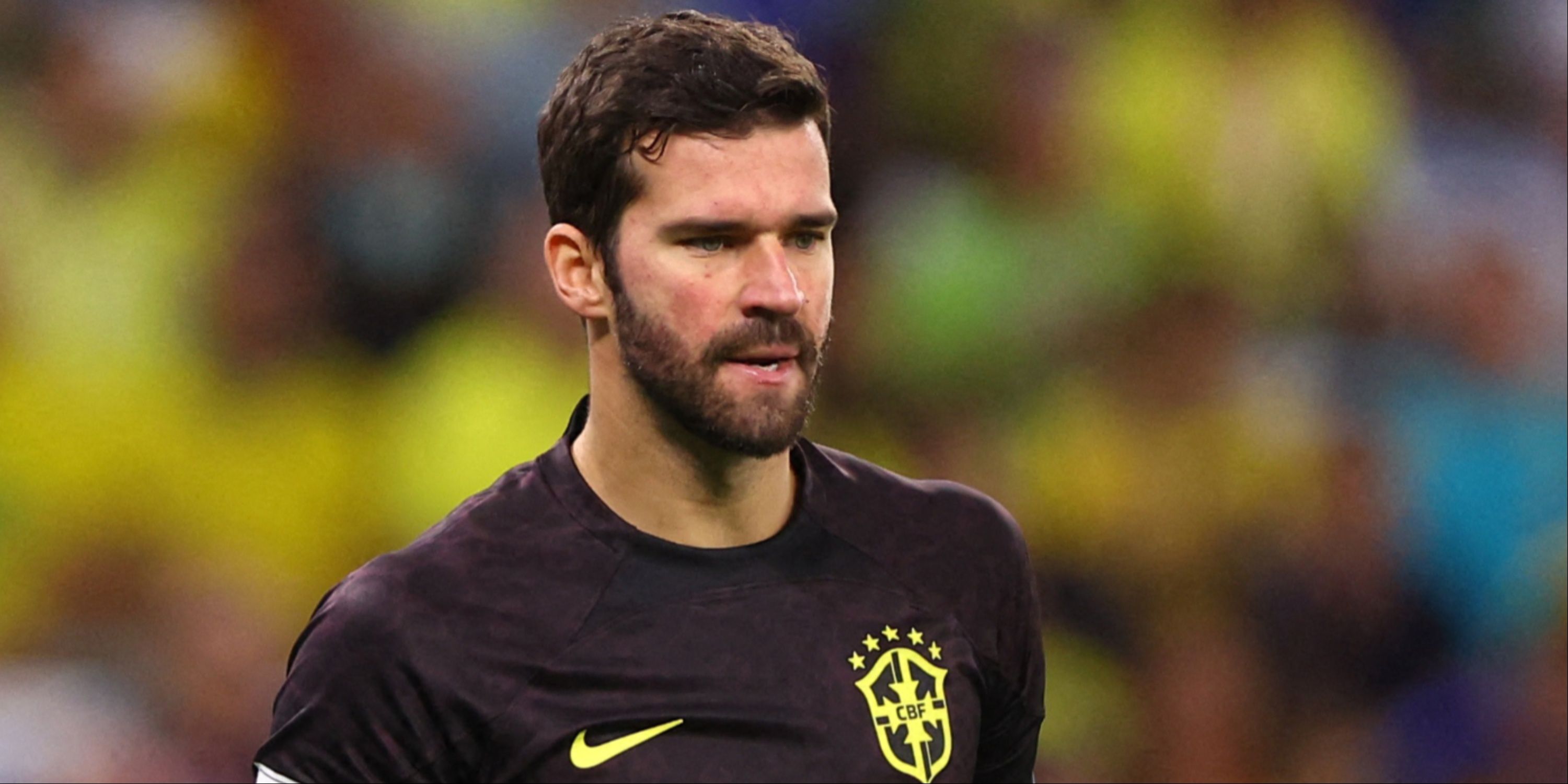 Alisson in action for Brazil