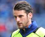 David Bentley warming up for Blackburn