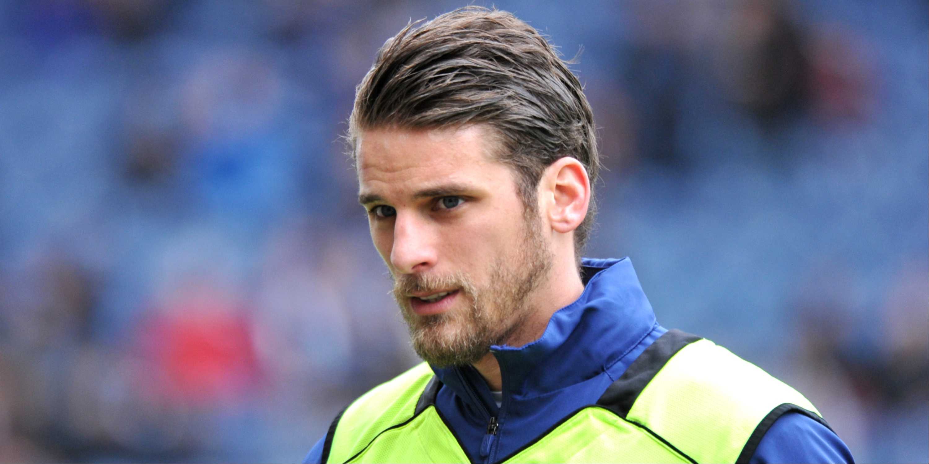 David Bentley warming up for Blackburn
